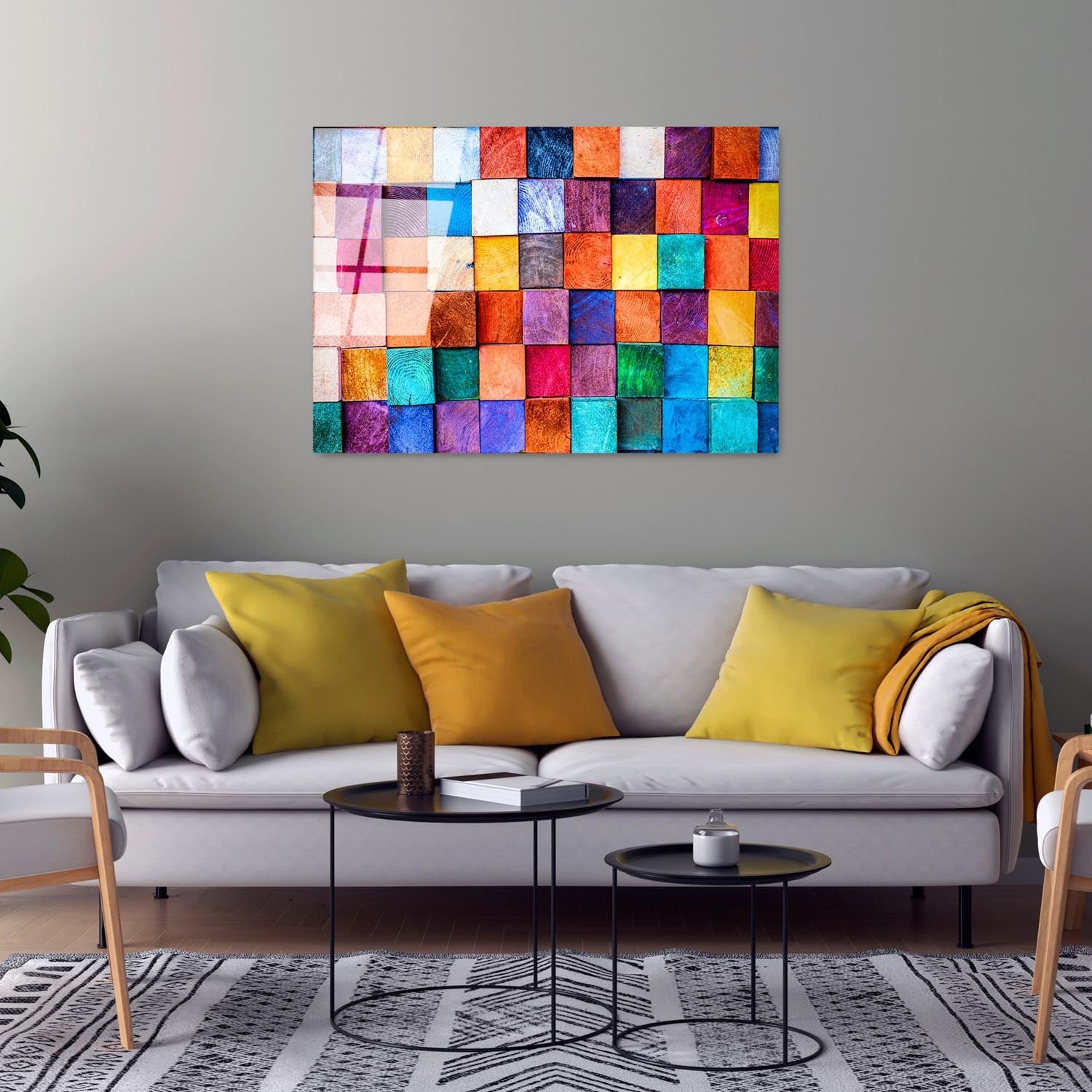 UV-226 70 x 100 in Mehrfarbig präsentiert im Onlineshop von KAQTU Design AG. Bild ist von Wallity