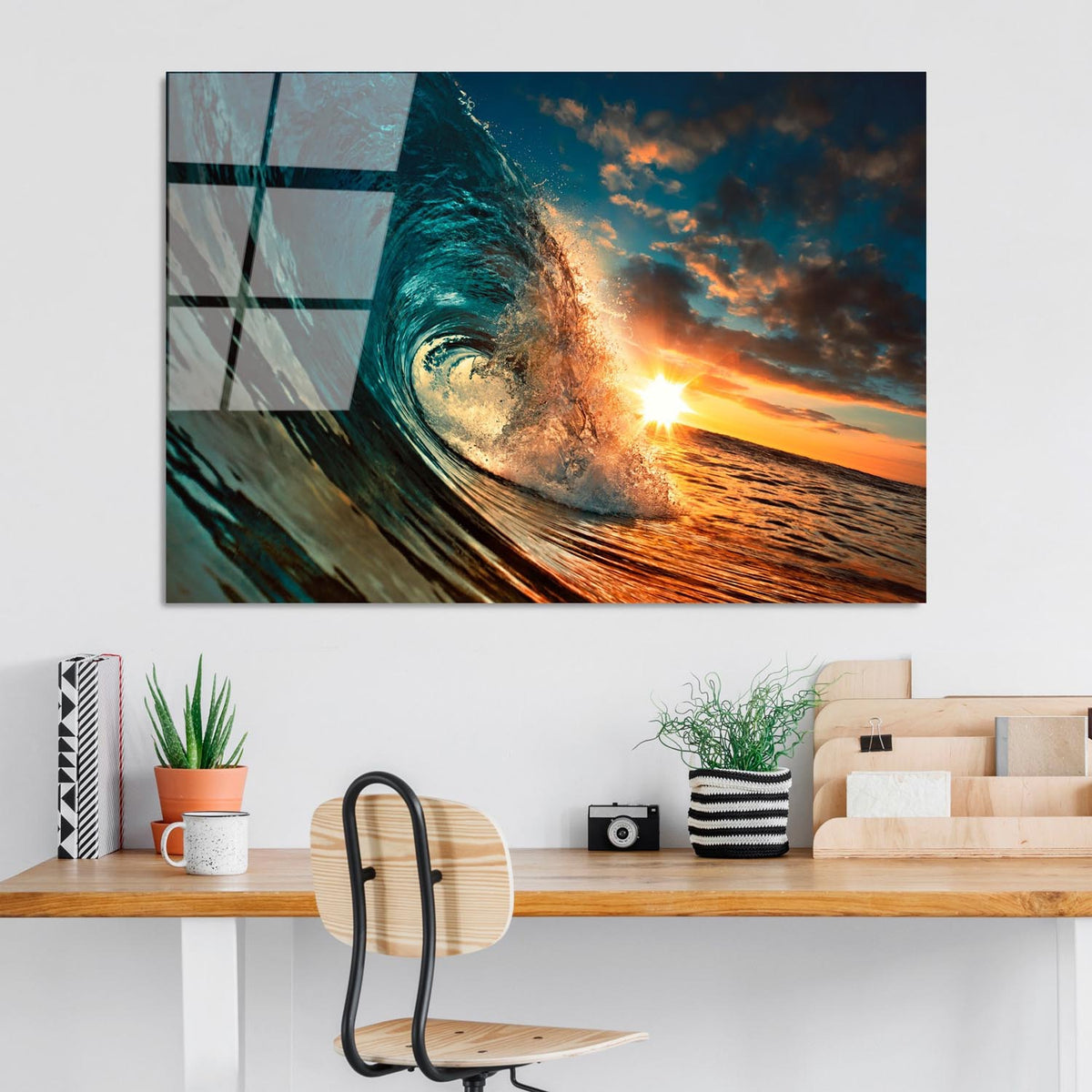UV Bild - Mehrfarbig in Mehrfarbig präsentiert im Onlineshop von KAQTU Design AG. Bild ist von Wallity