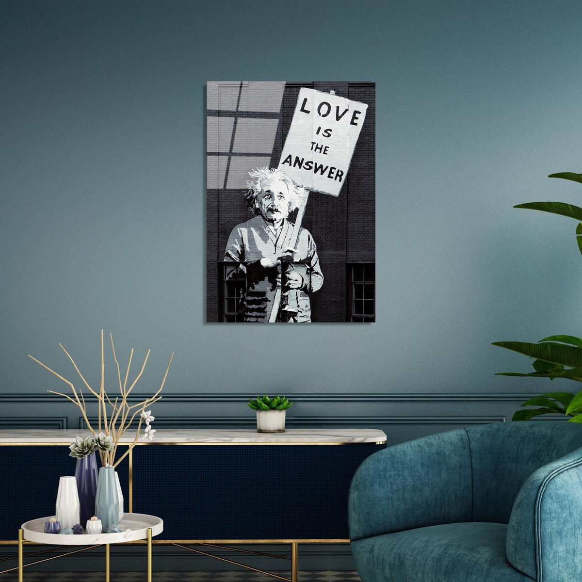 UV Bild - Mehrfarbig in Mehrfarbig präsentiert im Onlineshop von KAQTU Design AG. Bild ist von Wallity