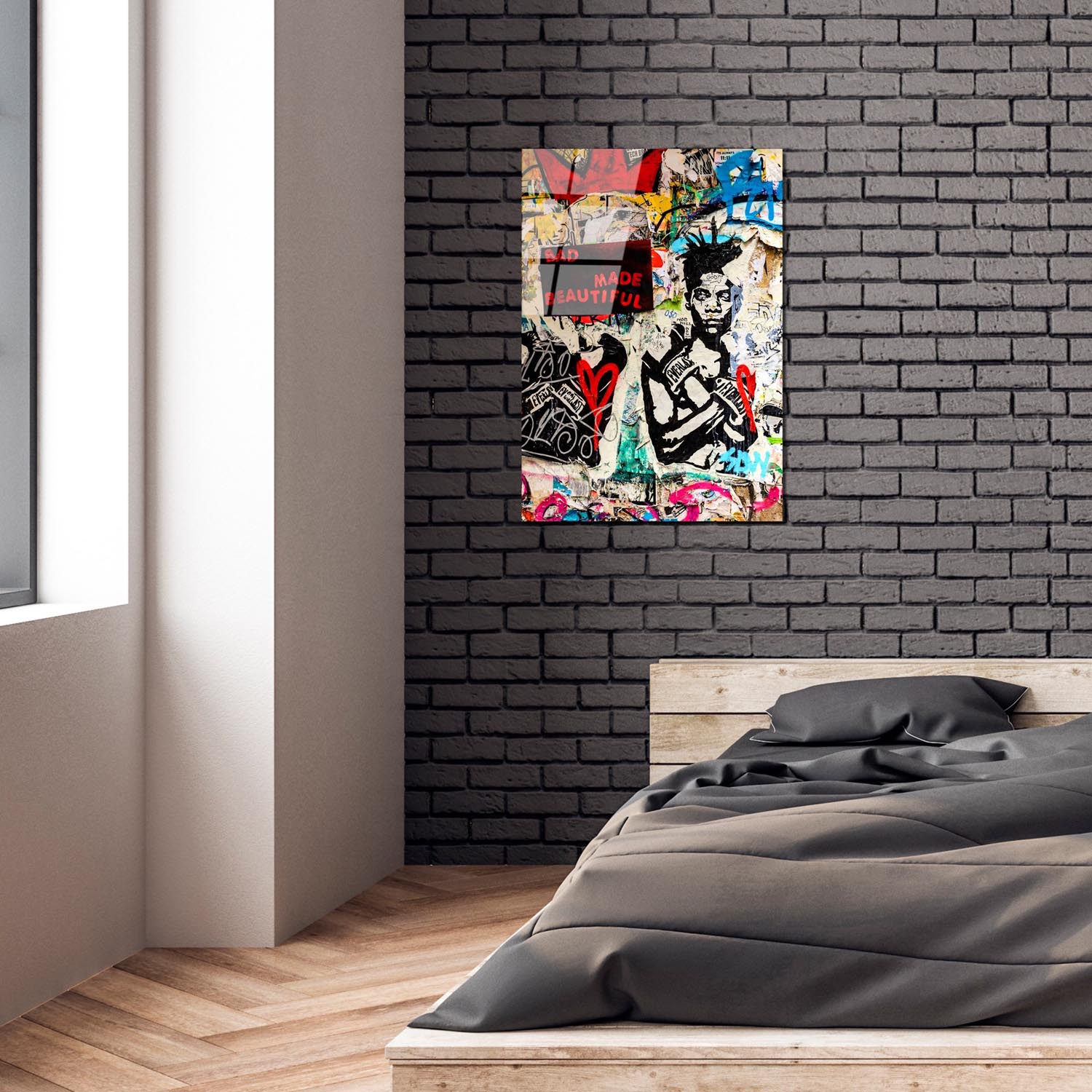 UV-495 45 x 65 in Mehrfarbig präsentiert im Onlineshop von KAQTU Design AG. Bild ist von Wallity