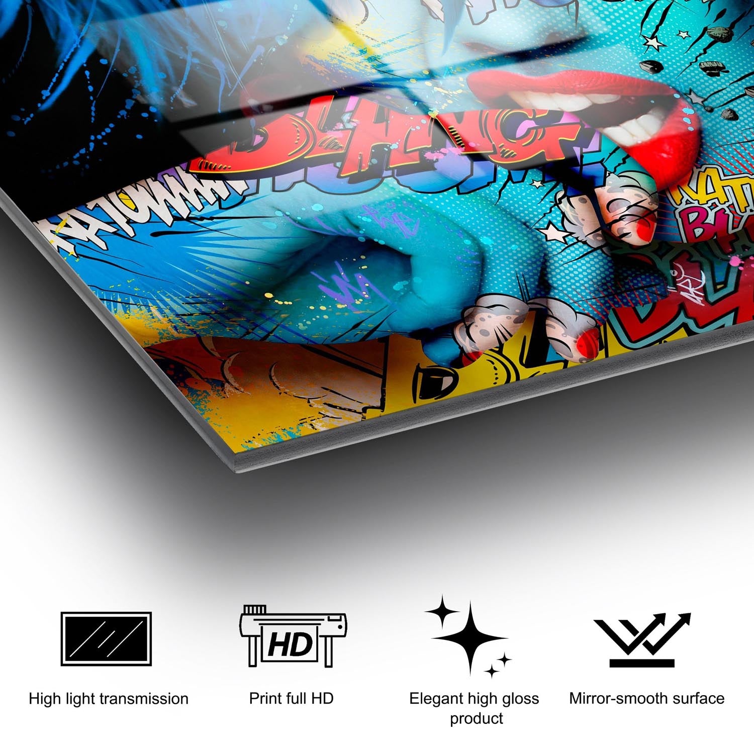 UV-713 70 x 100 in Mehrfarbig präsentiert im Onlineshop von KAQTU Design AG. Bild ist von Wallity