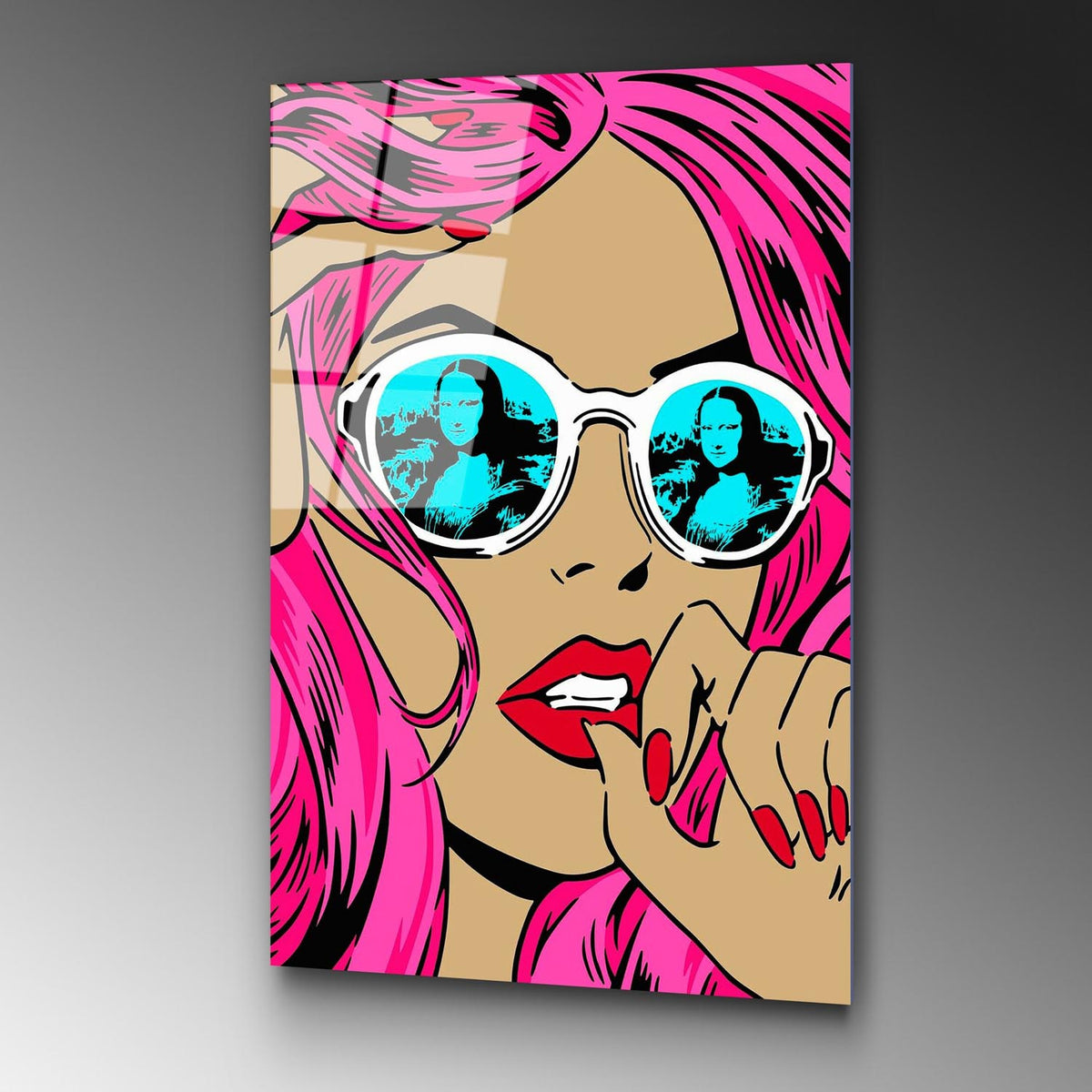 UV Bild - Mehrfarbig in Mehrfarbig präsentiert im Onlineshop von KAQTU Design AG. Bild ist von Wallity