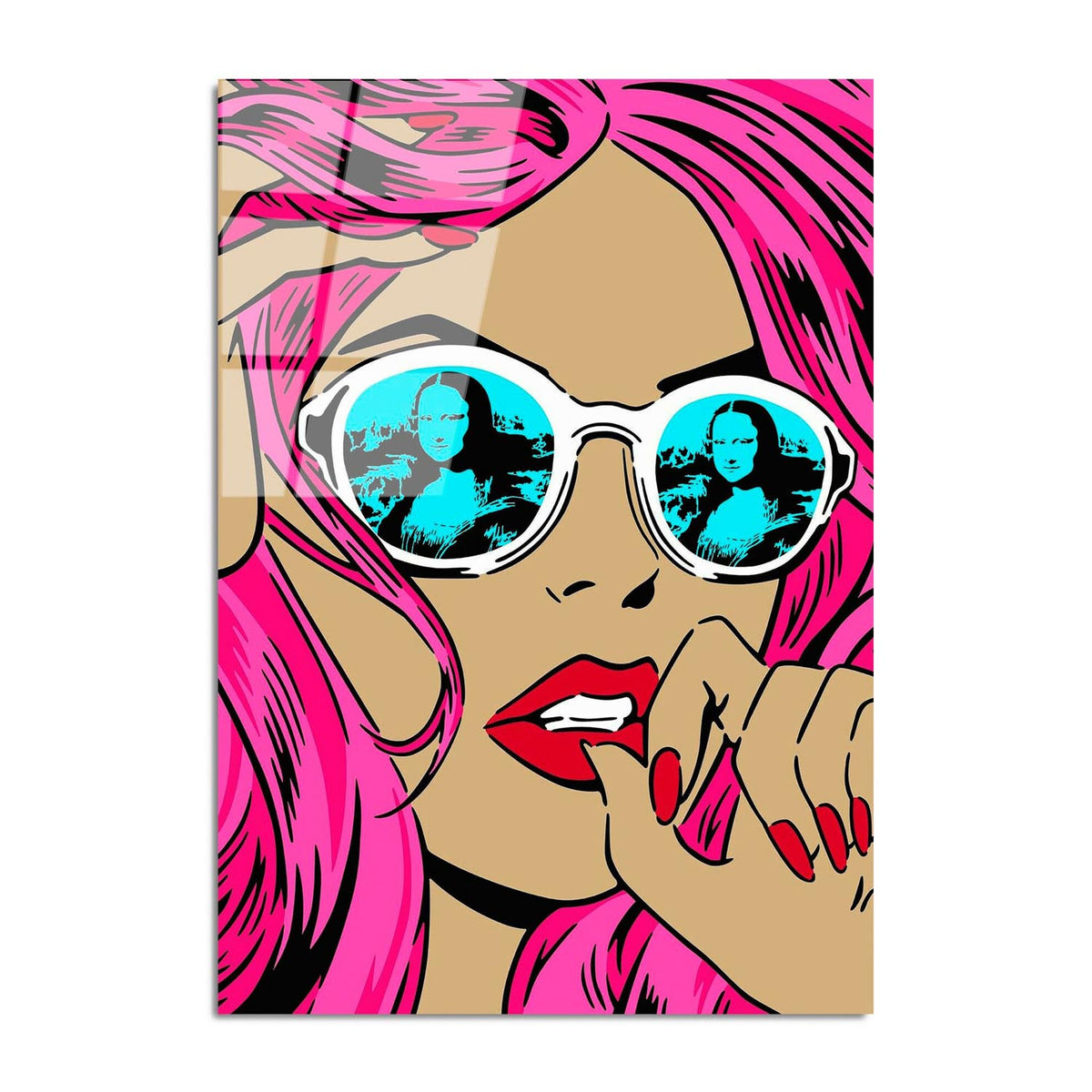 UV Bild - Mehrfarbig in Mehrfarbig präsentiert im Onlineshop von KAQTU Design AG. Bild ist von Wallity