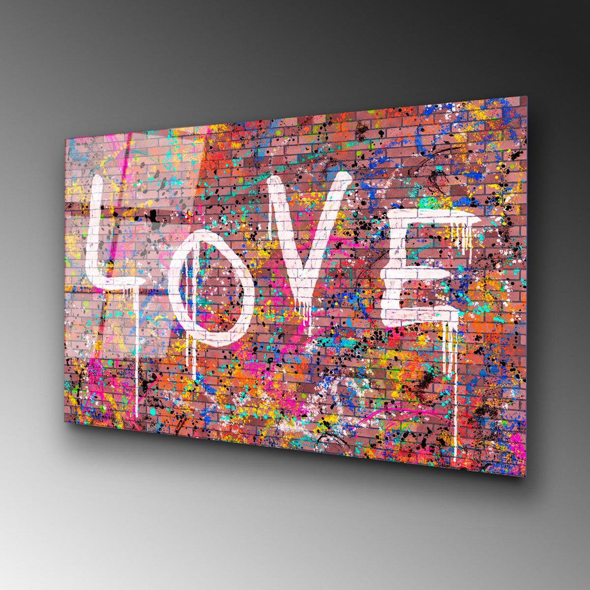 UV Bild - Mehrfarbig in Mehrfarbig präsentiert im Onlineshop von KAQTU Design AG. Bild ist von Wallity