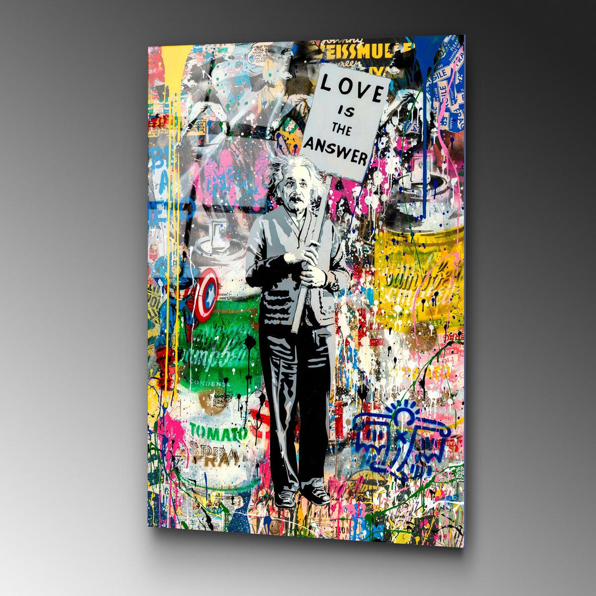 UV Bild - Mehrfarbig in Mehrfarbig präsentiert im Onlineshop von KAQTU Design AG. Bild ist von Wallity
