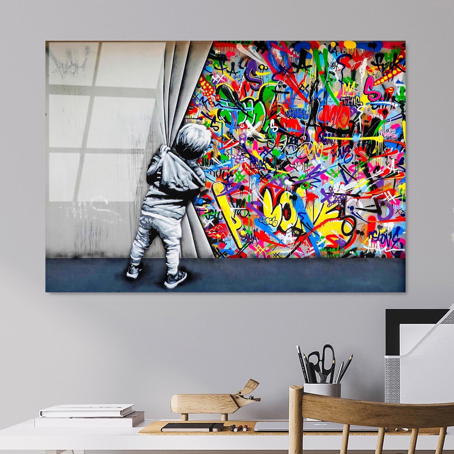 UV-782 70 x 100 in Mehrfarbig präsentiert im Onlineshop von KAQTU Design AG. Bild ist von Wallity