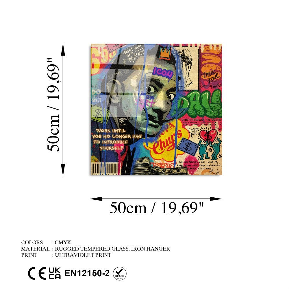 UV-817 - 50 x 50 in Mehrfarbig präsentiert im Onlineshop von KAQTU Design AG. Bild ist von Wallity
