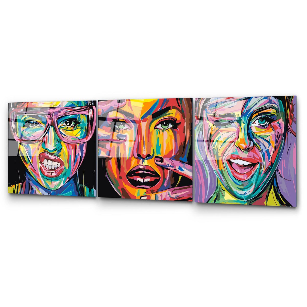 UV Bild - Mehrfarbig in Mehrfarbig präsentiert im Onlineshop von KAQTU Design AG. Bild ist von Wallity