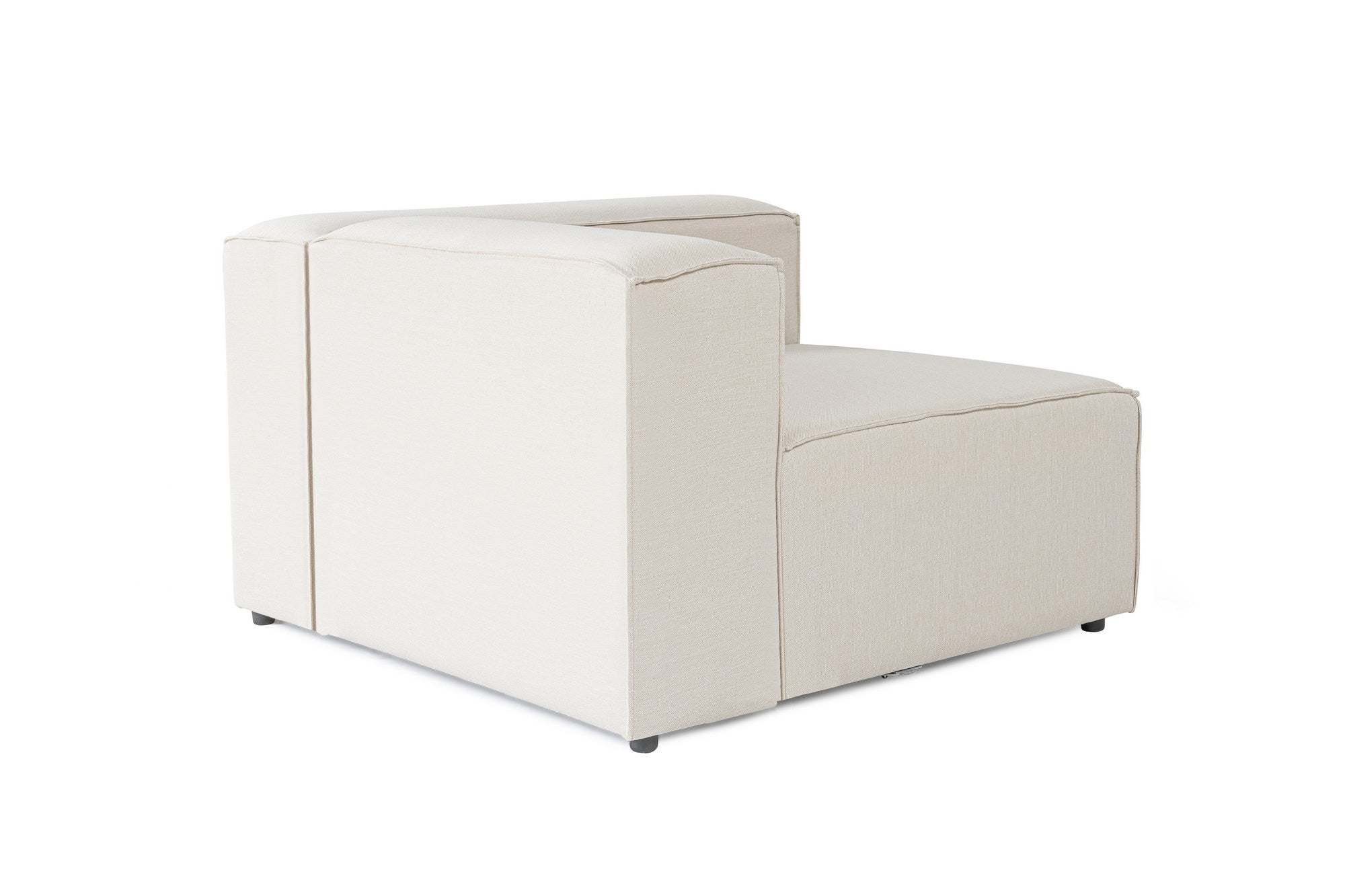 Frida 4 - Ecru in Ecru präsentiert im Onlineshop von KAQTU Design AG. Ecksofa ist von Atelier Del Sofa