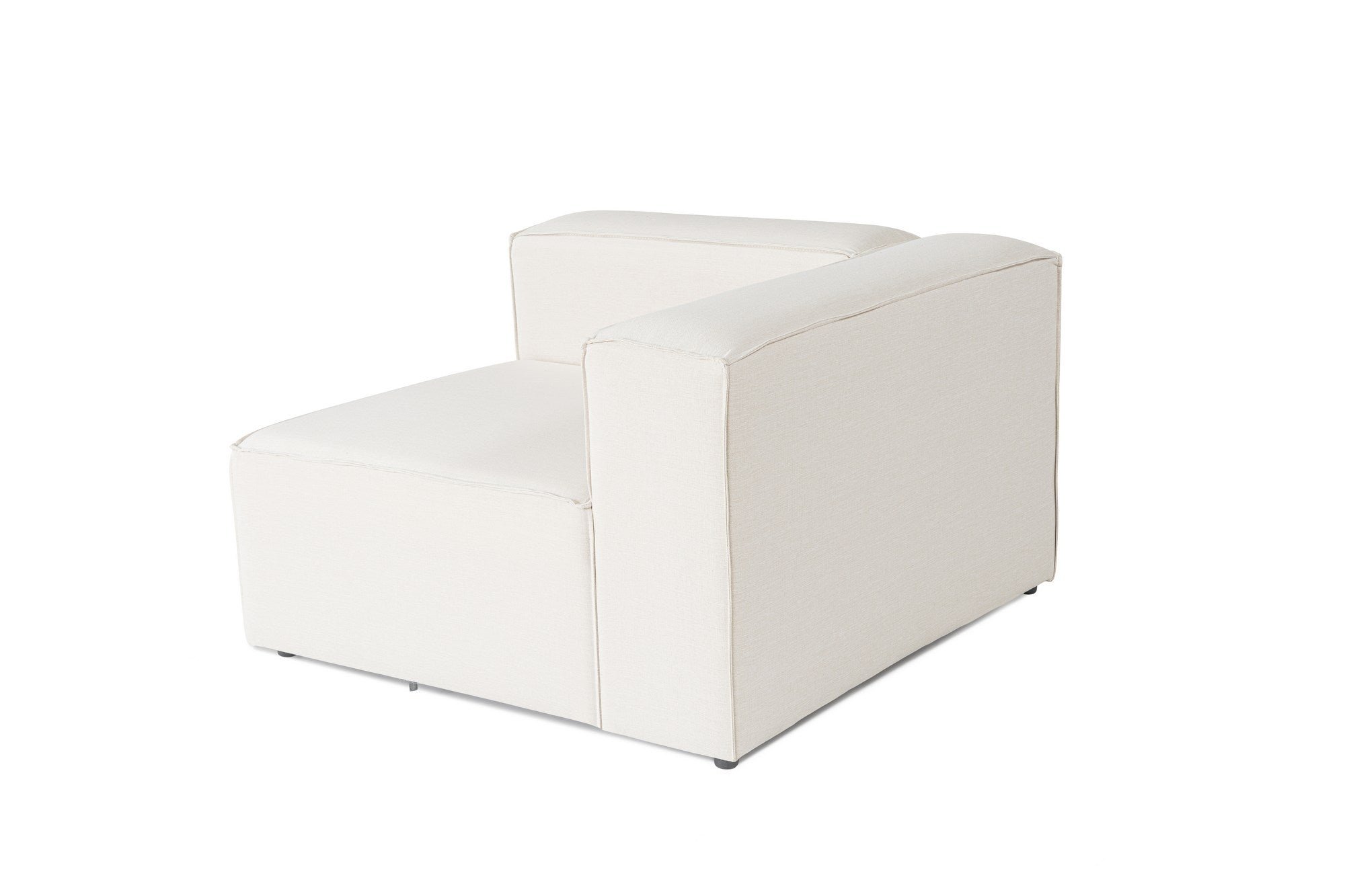 Frida 4 - Ecru in Ecru präsentiert im Onlineshop von KAQTU Design AG. Ecksofa ist von Atelier Del Sofa