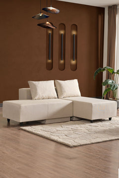 Poly M corner sofa - beige