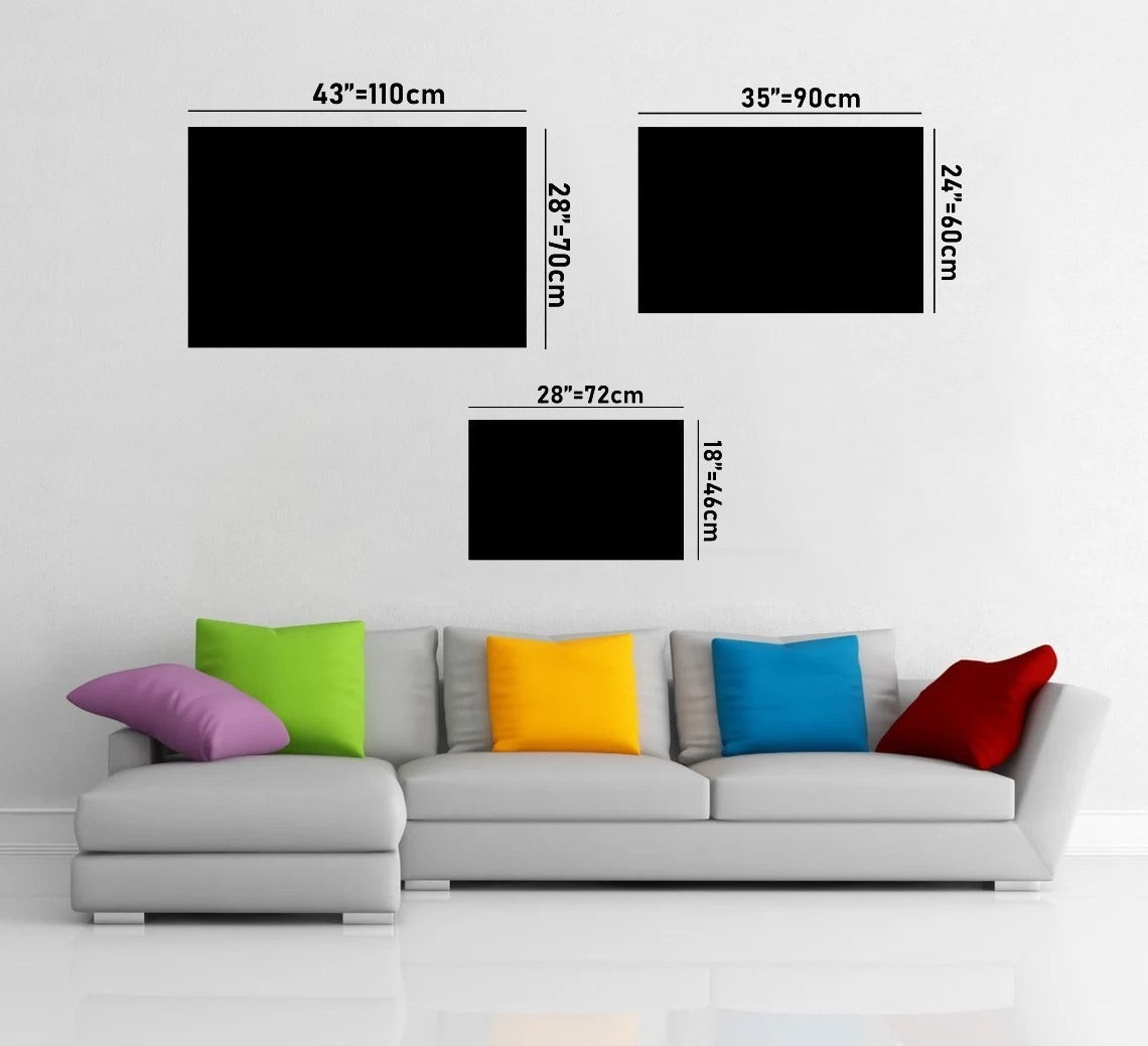 0536 - 72 x 46 in Mehrfarbig präsentiert im Onlineshop von KAQTU Design AG. Bild ist von Wallity