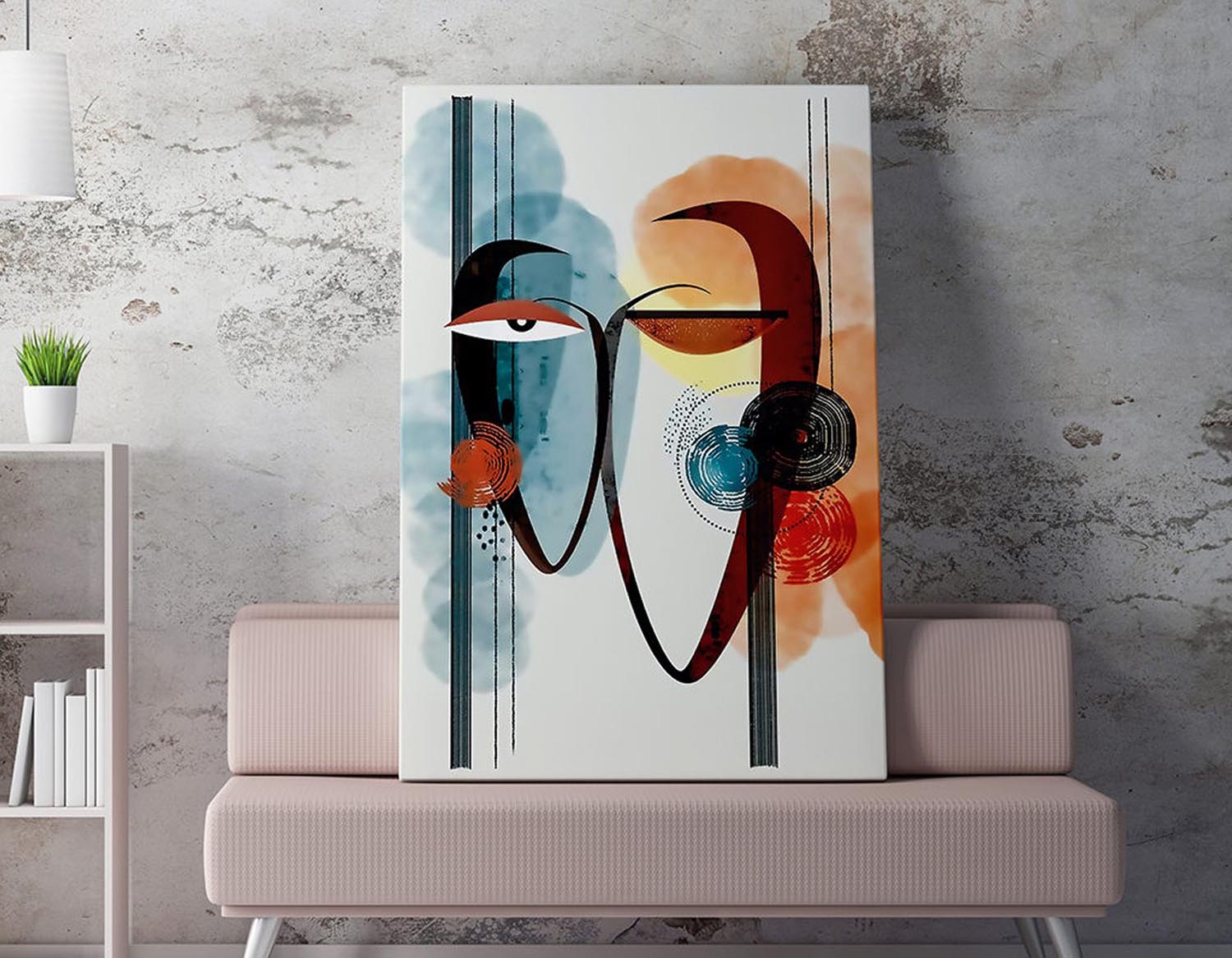 WY244 (50 x 70) in Mehrfarbig präsentiert im Onlineshop von KAQTU Design AG. Bild ist von Wallity