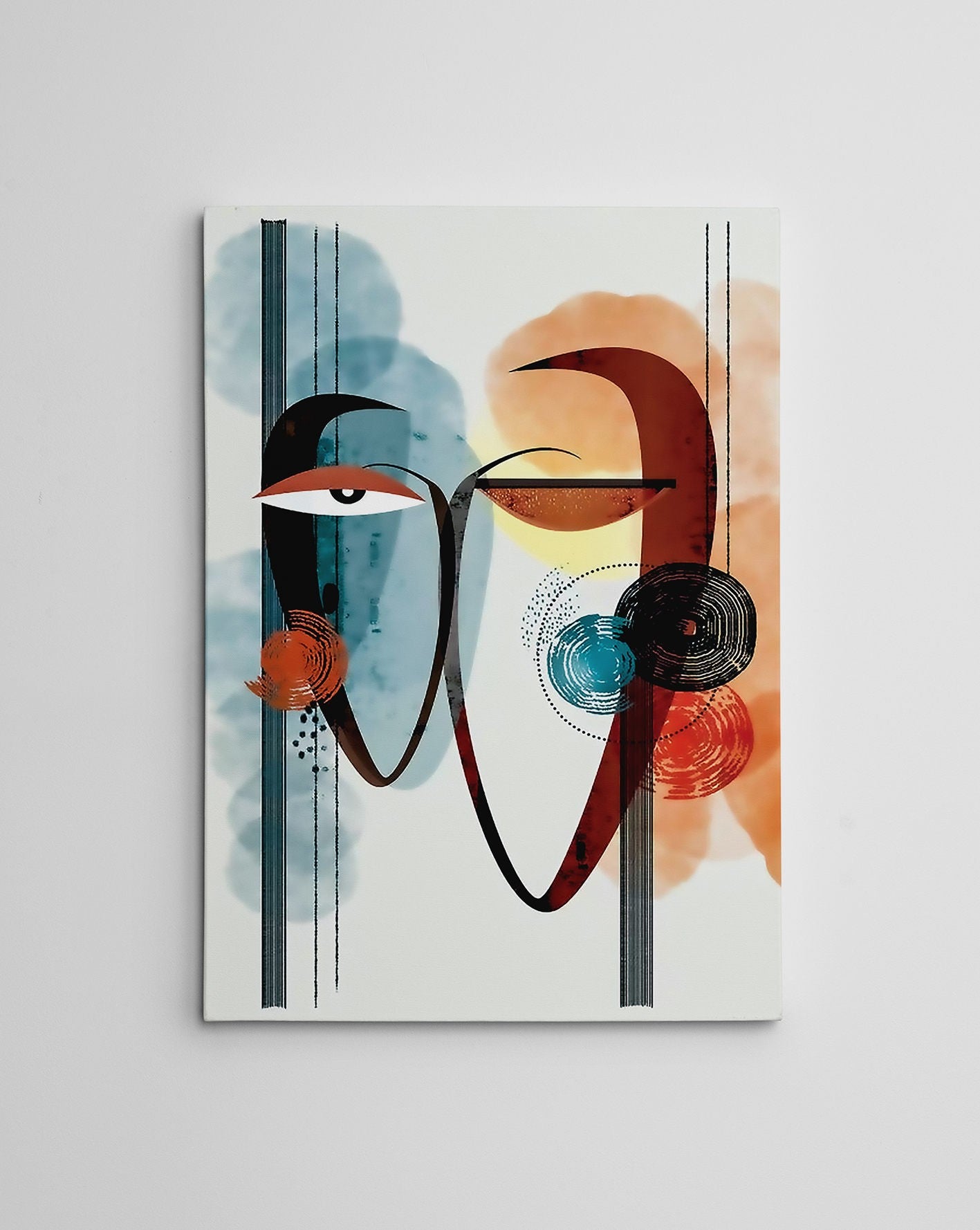 WY244 (50 x 70) in Mehrfarbig präsentiert im Onlineshop von KAQTU Design AG. Bild ist von Wallity
