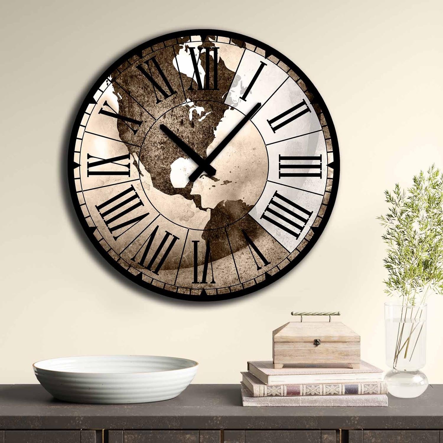 5050MS-001 in Mehrfarbig präsentiert im Onlineshop von KAQTU Design AG. Wanduhr ist von Wallity