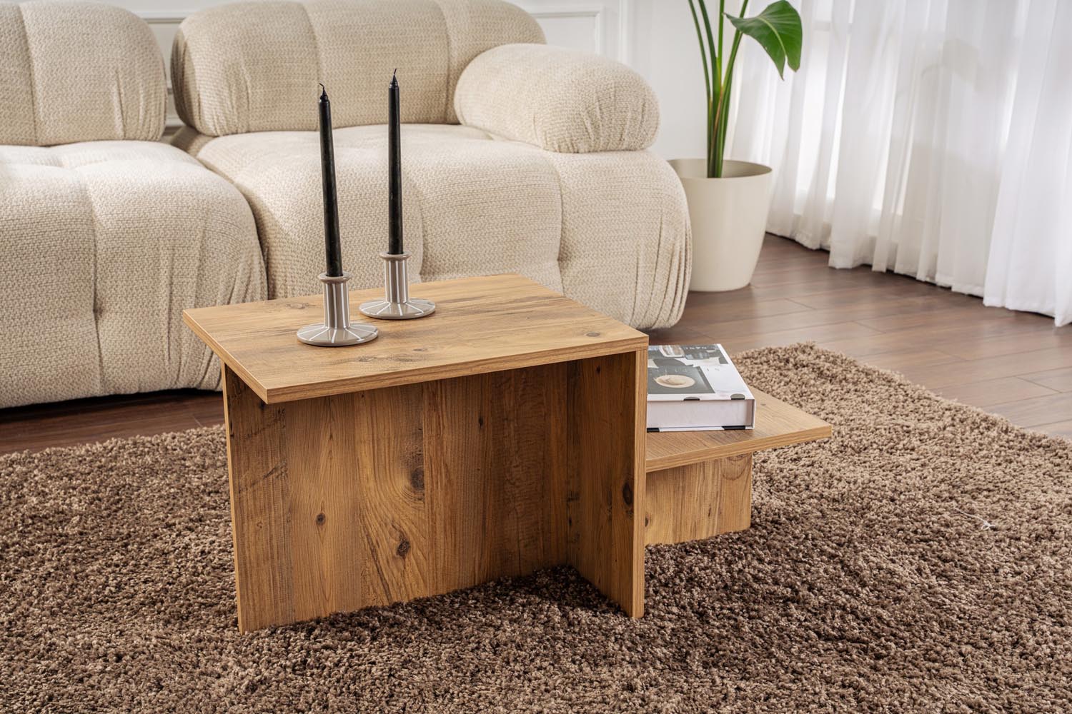 Harmony - Atlantic Pine in Atlantische Kiefer präsentiert im Onlineshop von KAQTU Design AG. Beistelltisch ist von Nordure