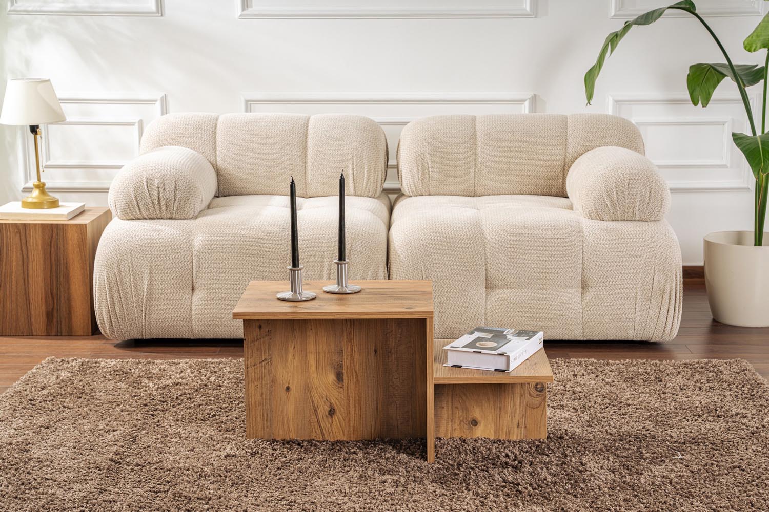Harmony - Atlantic Pine in Atlantische Kiefer präsentiert im Onlineshop von KAQTU Design AG. Beistelltisch ist von Nordure
