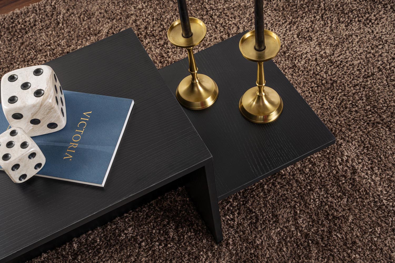 Harmony - Wood Black in Holz Schwarz präsentiert im Onlineshop von KAQTU Design AG. Beistelltisch ist von Nordure
