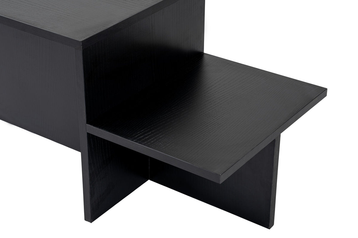 Harmony Sofatisch - Holz Schwarz in Holz Schwarz präsentiert im Onlineshop von KAQTU Design AG. Couchtisch ist von Nordure