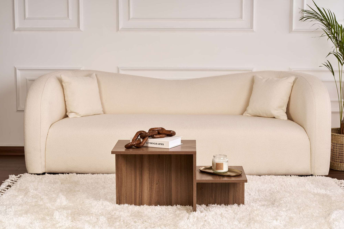 Harmony Sofatisch - Walnuss in Walnuss präsentiert im Onlineshop von KAQTU Design AG. Couchtisch ist von Nordure