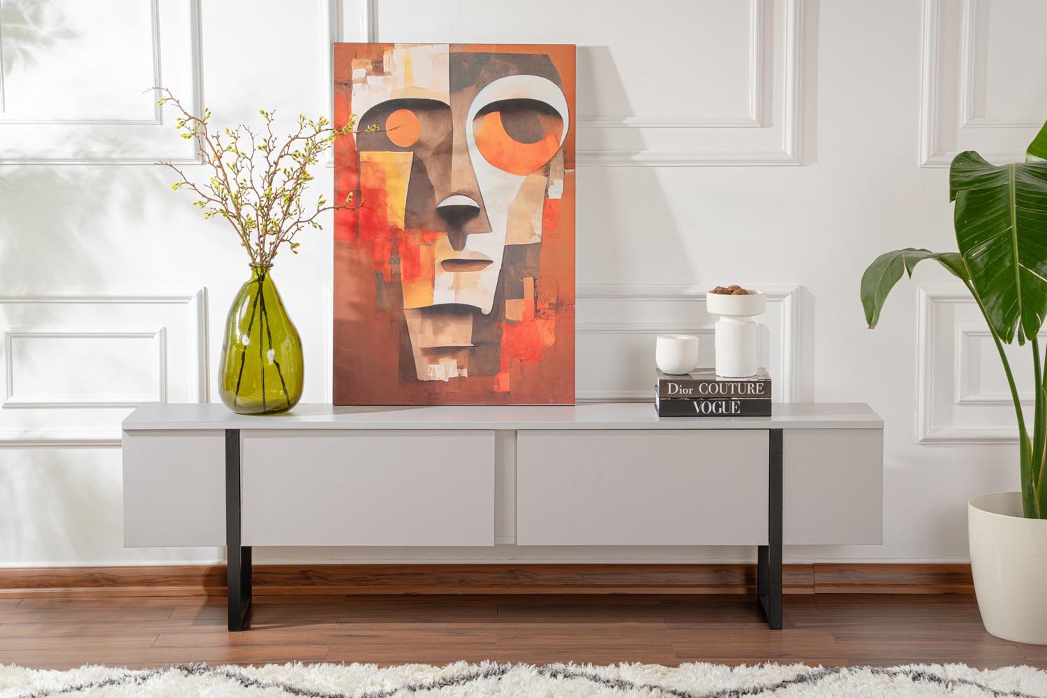 Serenity - Grey, Black in Grau Schwarz präsentiert im Onlineshop von KAQTU Design AG. Sideboard ist von Nordure