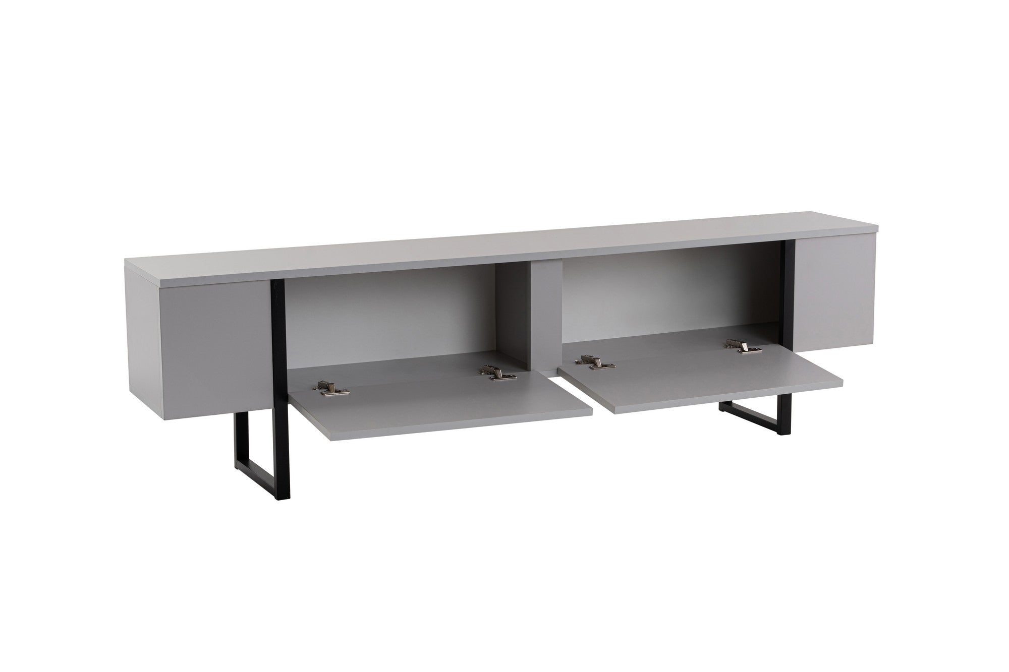 Serenity - Grey, Black in Grau Schwarz präsentiert im Onlineshop von KAQTU Design AG. Sideboard ist von Nordure