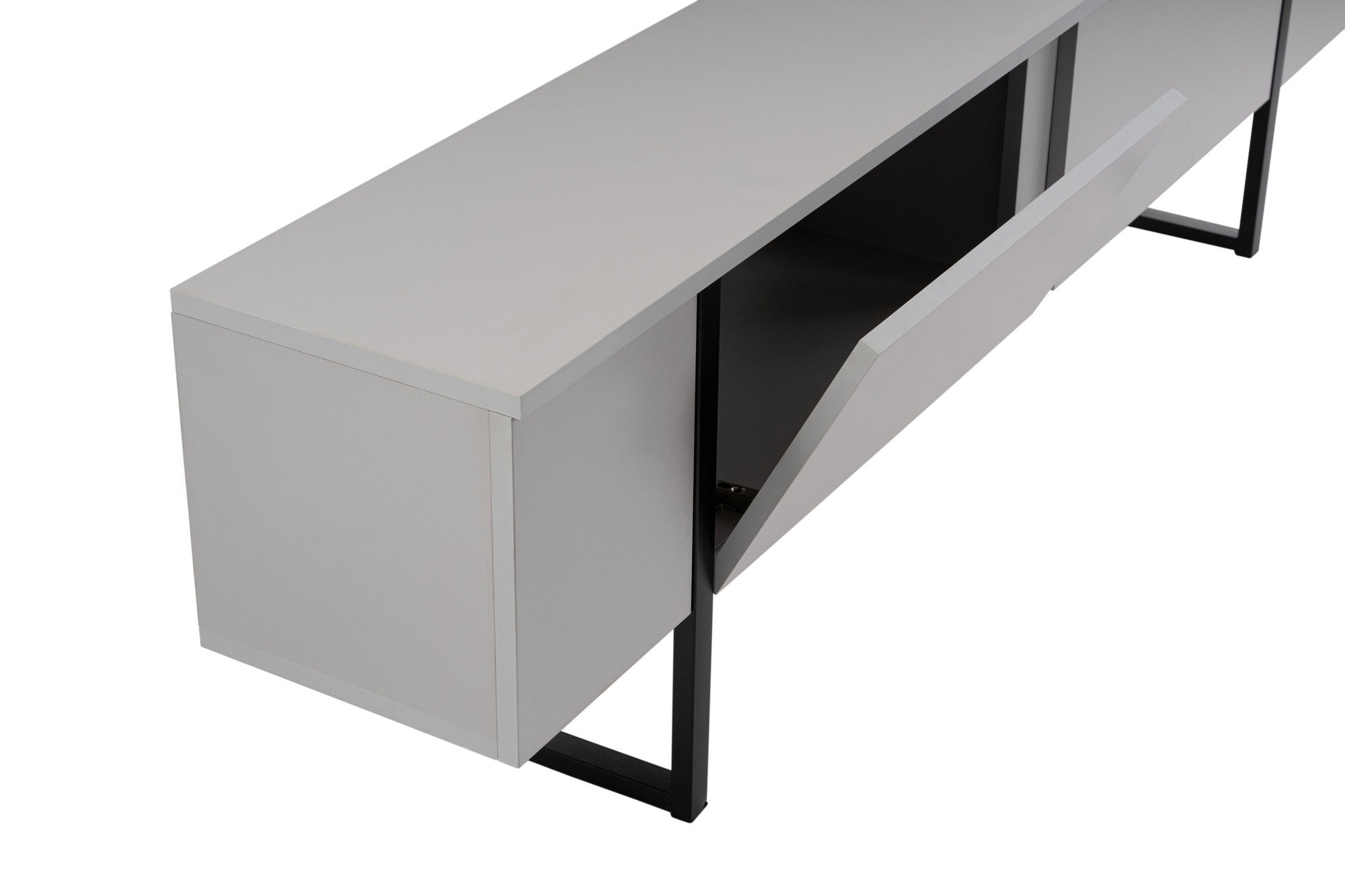 Serenity - Grey, Black in Grau Schwarz präsentiert im Onlineshop von KAQTU Design AG. Sideboard ist von Nordure