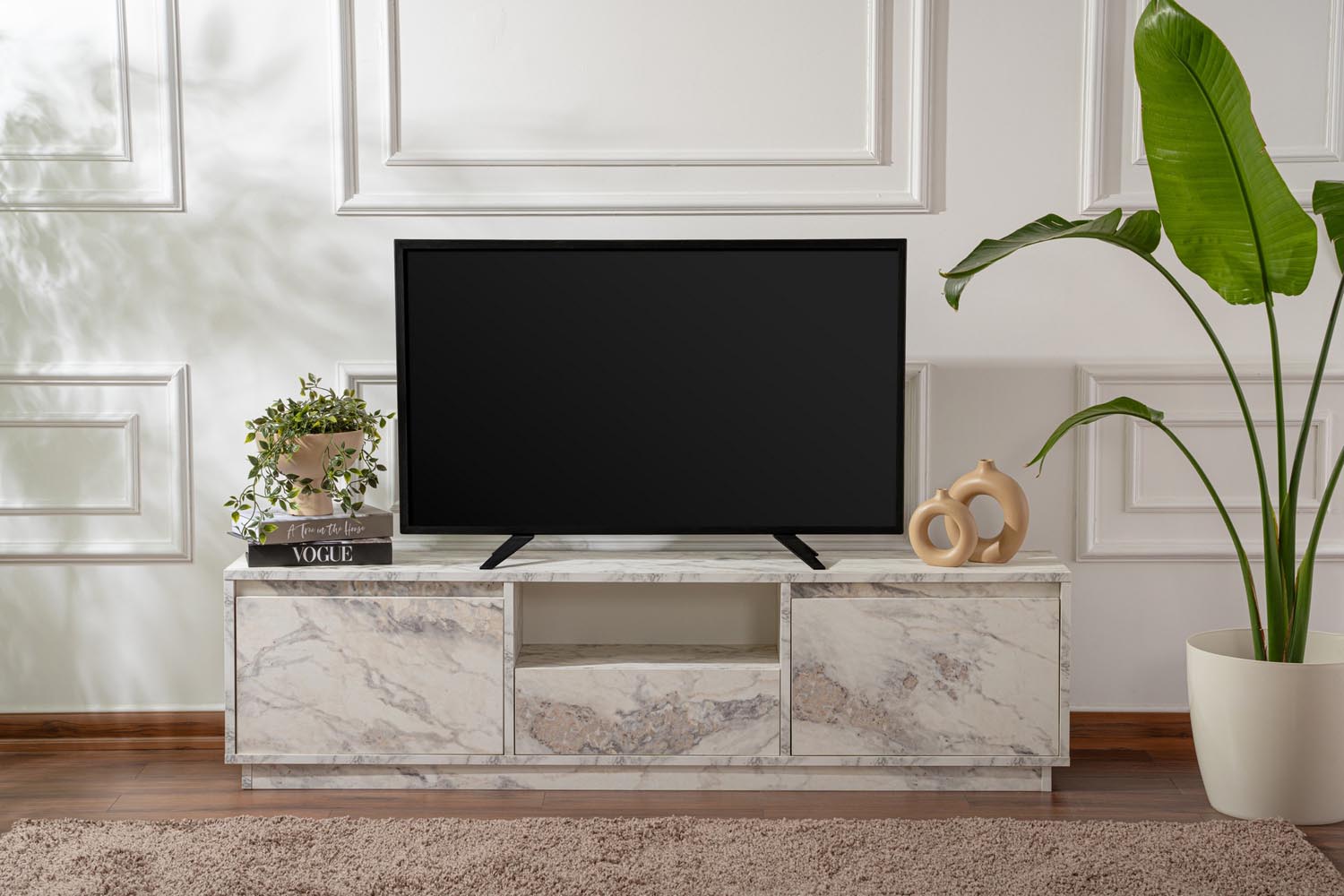 Vanguard - Fressia Marble in Freesia- Marmor präsentiert im Onlineshop von KAQTU Design AG. Sideboard ist von Nordure