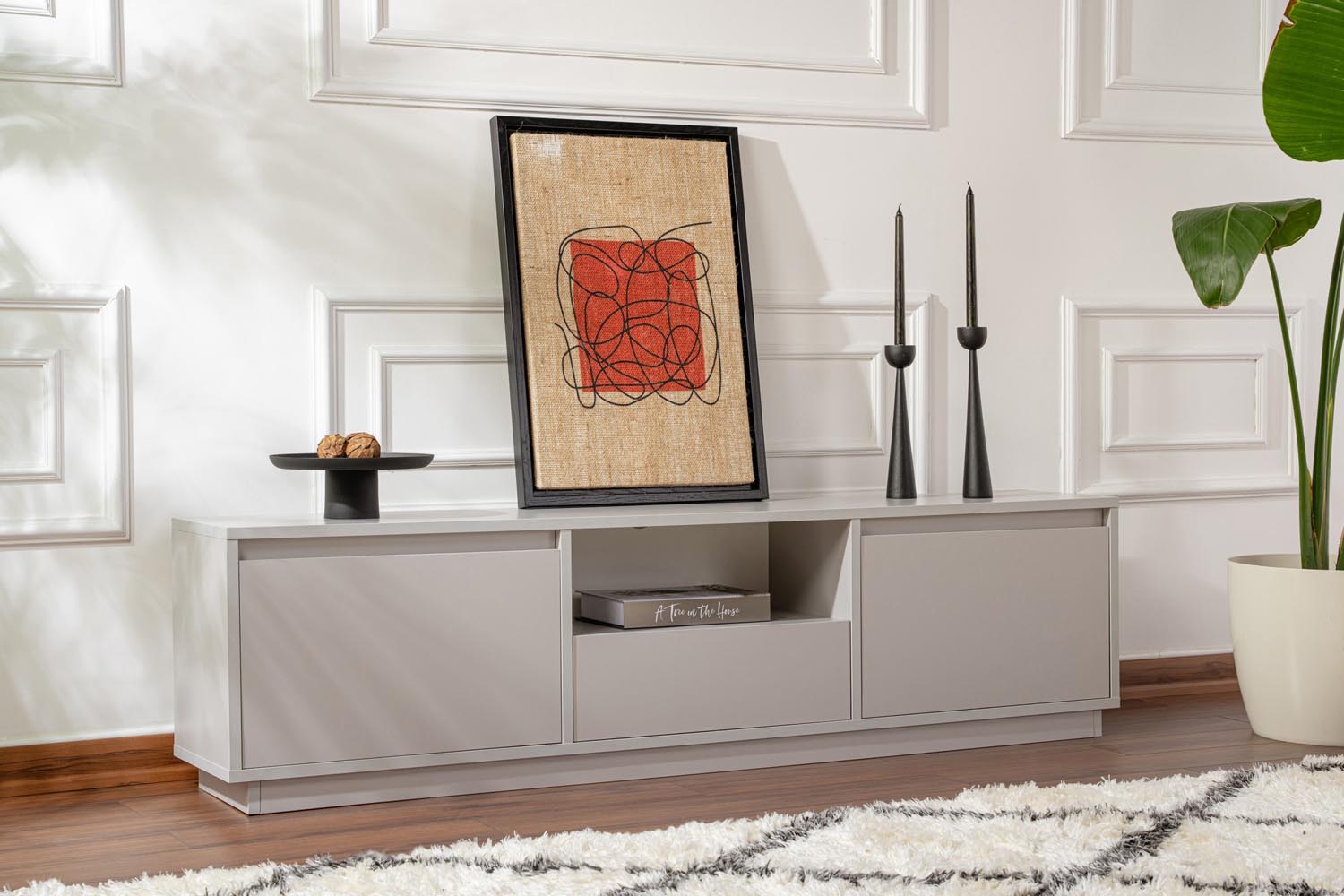 Vanguard - Grey in Grau präsentiert im Onlineshop von KAQTU Design AG. Sideboard ist von Nordure