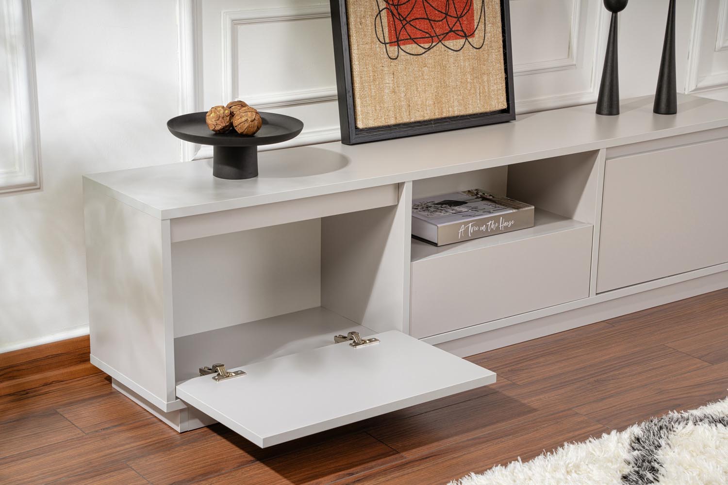 Vanguard - Grey in Grau präsentiert im Onlineshop von KAQTU Design AG. Sideboard ist von Nordure