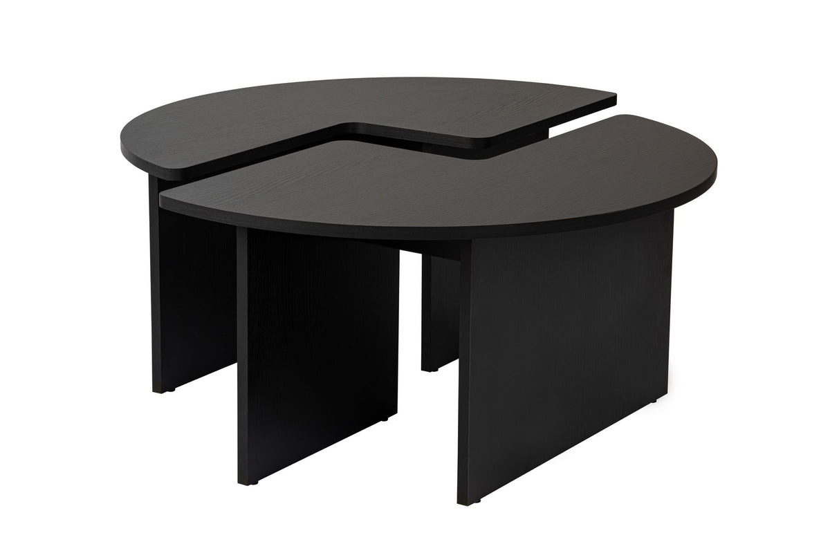 Moira Sofatisch - Holz Schwarz in Holz Schwarz präsentiert im Onlineshop von KAQTU Design AG. Couchtisch ist von Nordure