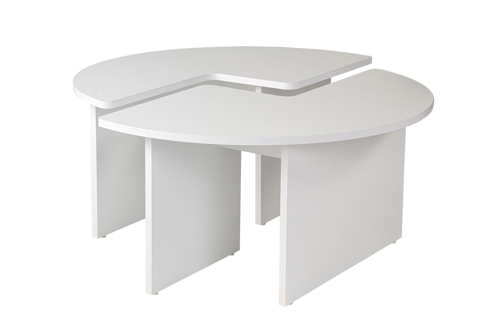 Moira - Natural White in Natürliches Weiss präsentiert im Onlineshop von KAQTU Design AG. Beistelltisch ist von Nordure