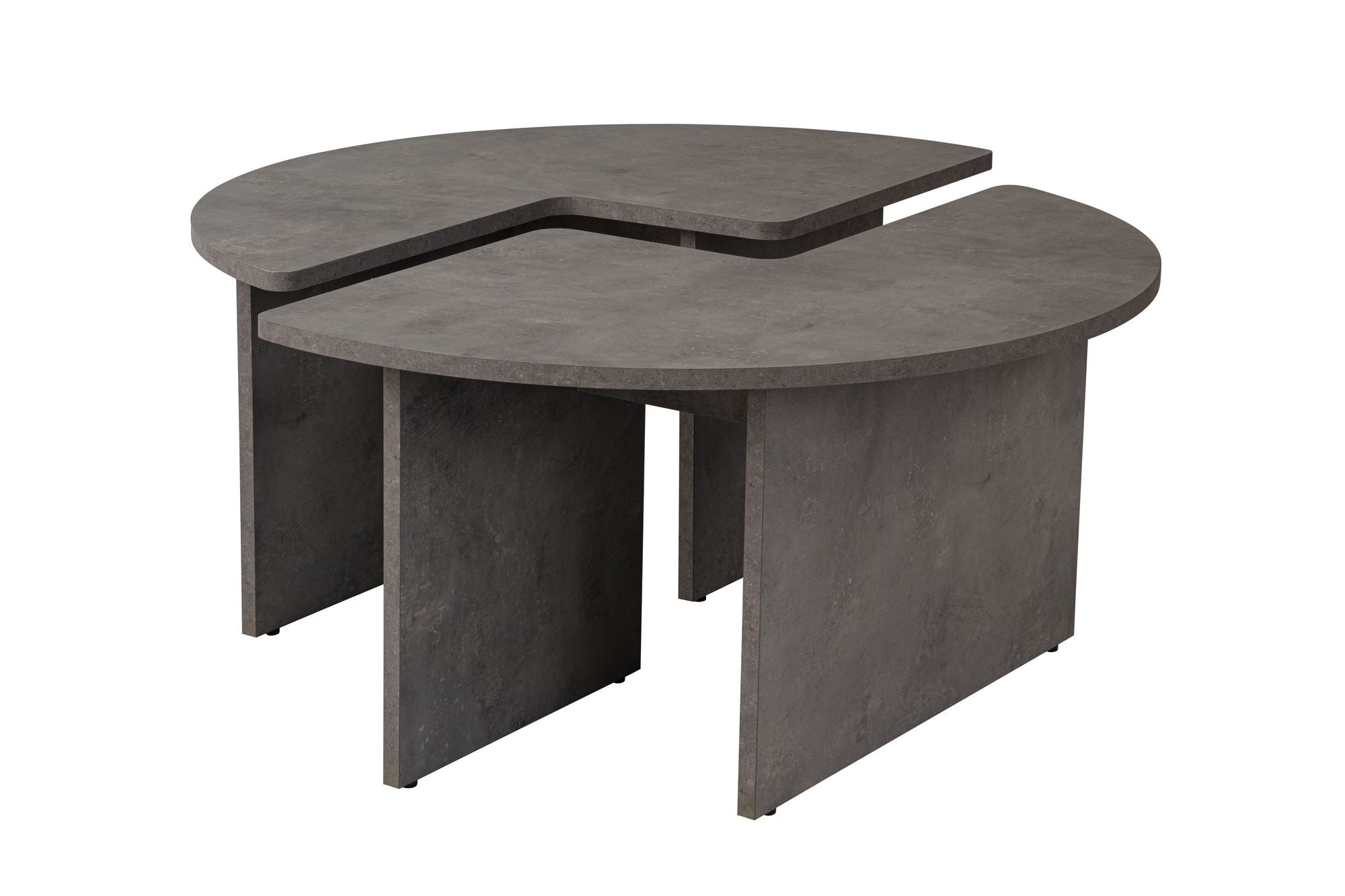 Moira - Concrete Grey in Beton Grau präsentiert im Onlineshop von KAQTU Design AG. Beistelltisch ist von Nordure