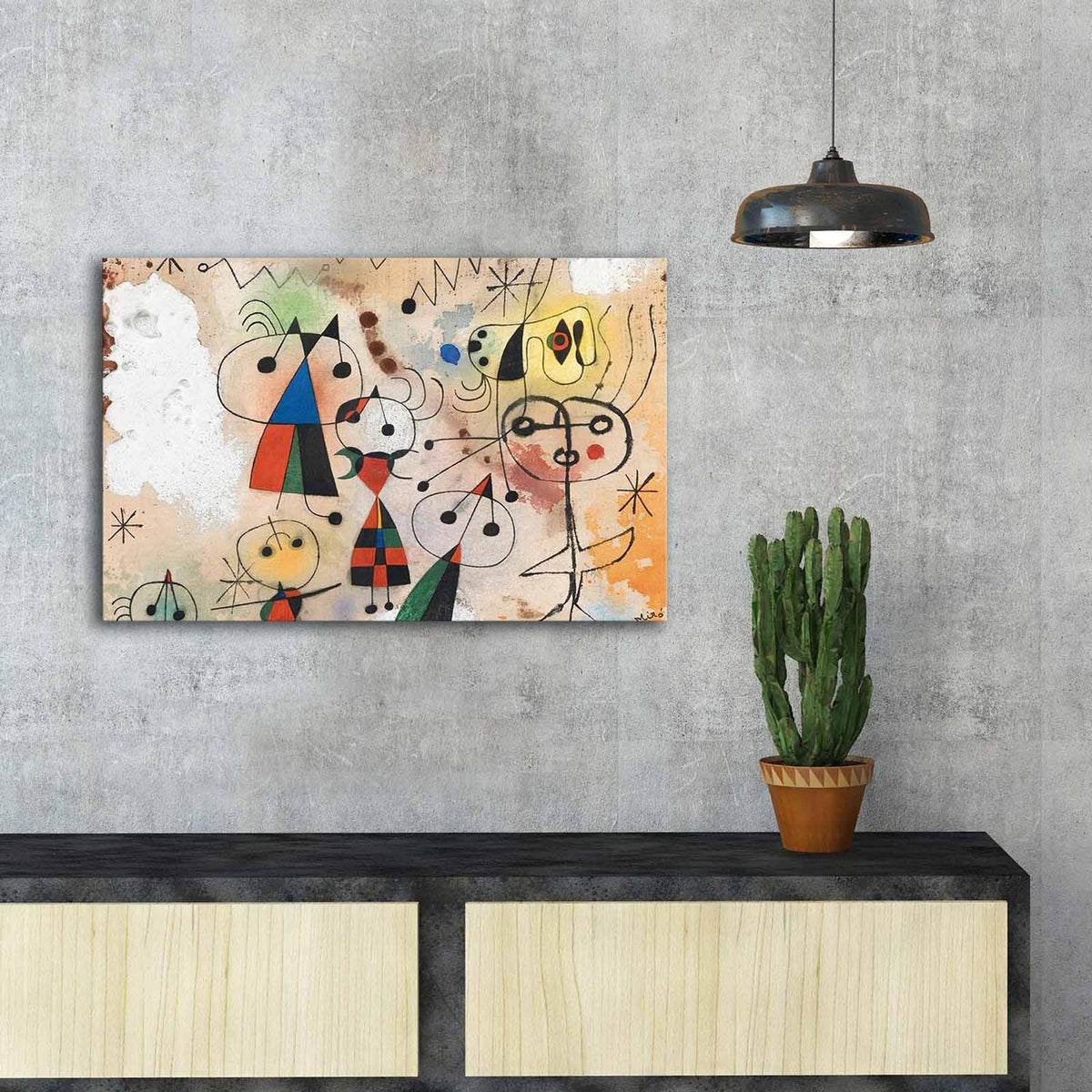 FAMOUSART Bild - Mehrfarbig in Mehrfarbig präsentiert im Onlineshop von KAQTU Design AG. Bild ist von Wallity