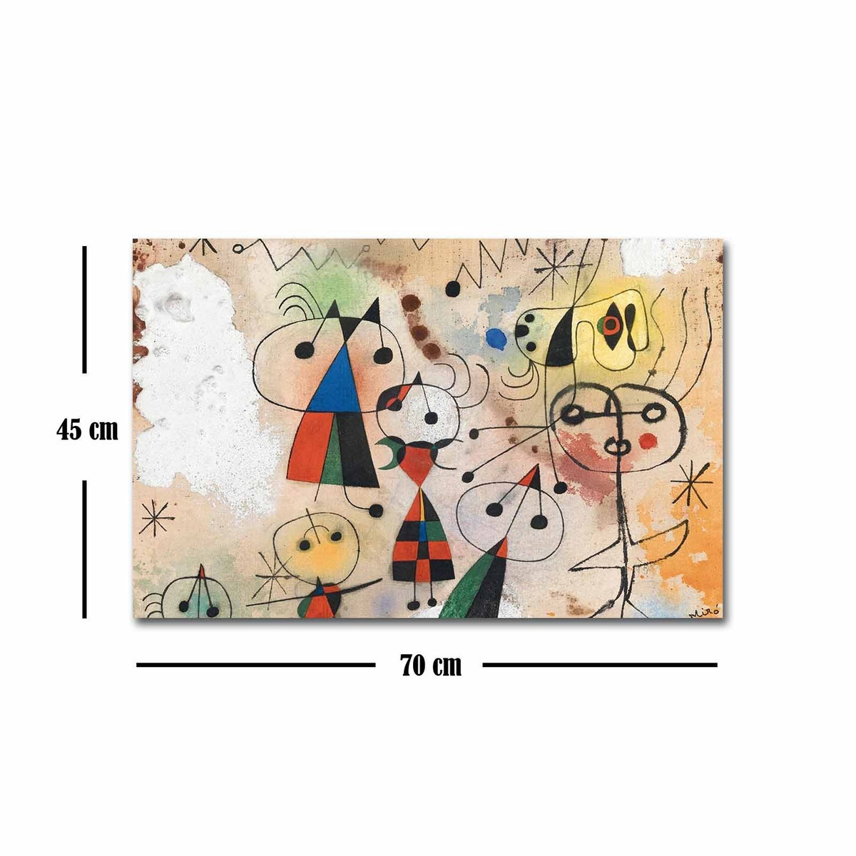 FAMOUSART Bild - Mehrfarbig in Mehrfarbig präsentiert im Onlineshop von KAQTU Design AG. Bild ist von Wallity