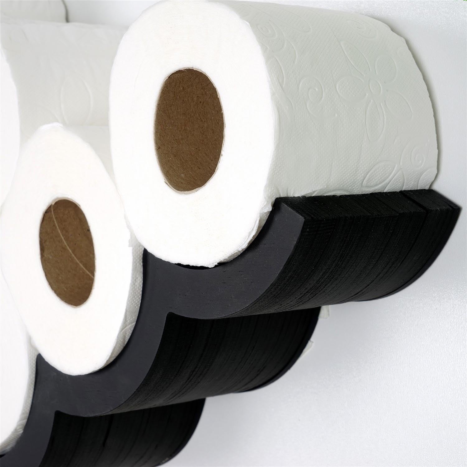 Wc018 in Schwarz präsentiert im Onlineshop von KAQTU Design AG. Toilettenartikel ist von Hanah Home