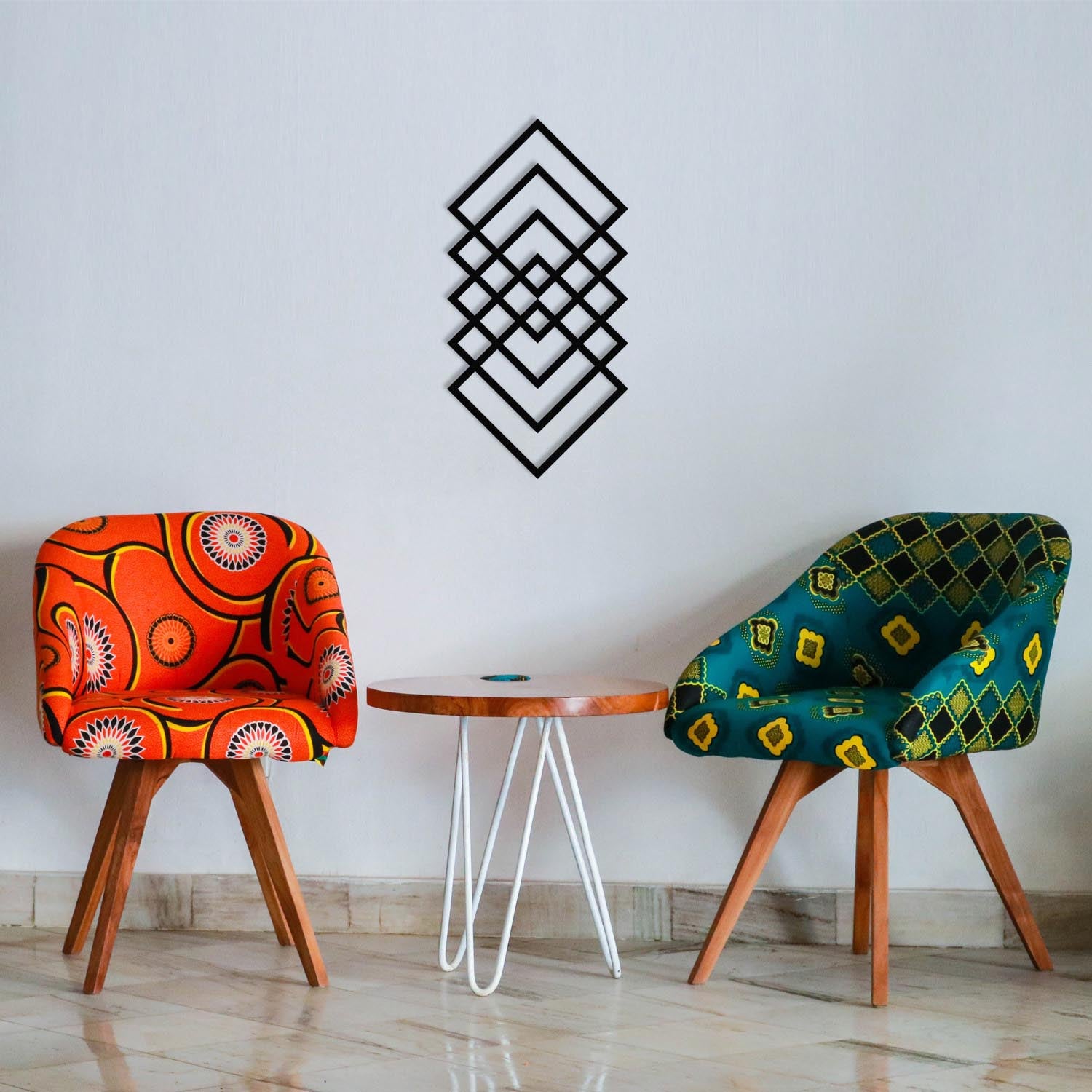 Geometry in Schwarz präsentiert im Onlineshop von KAQTU Design AG. Wanddeko ist von Wallity
