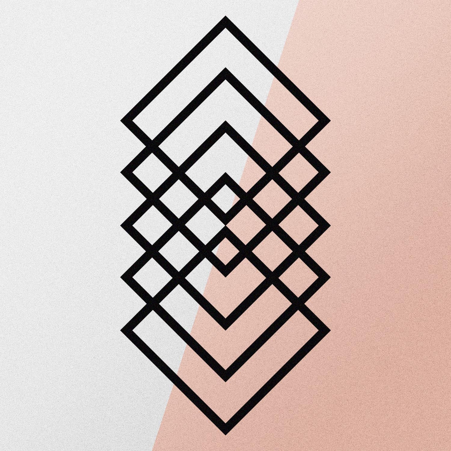 Geometry in Schwarz präsentiert im Onlineshop von KAQTU Design AG. Wanddeko ist von Wallity