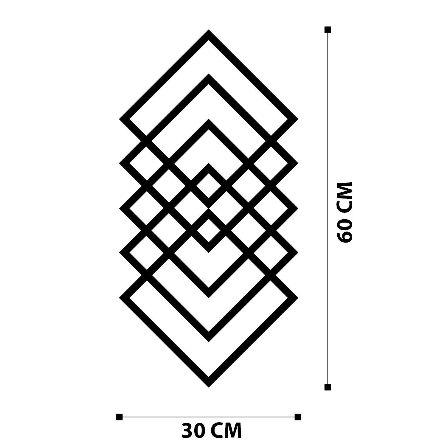 Geometry in Schwarz präsentiert im Onlineshop von KAQTU Design AG. Wanddeko ist von Wallity