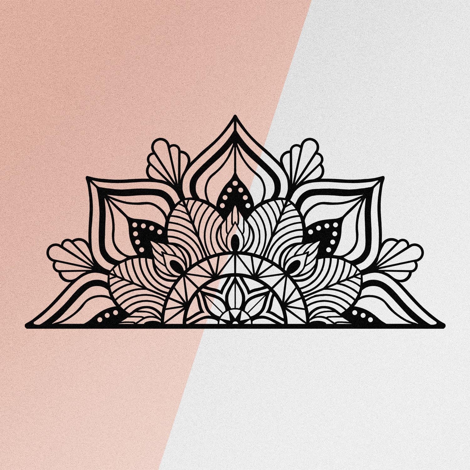 Berceste in Schwarz präsentiert im Onlineshop von KAQTU Design AG. Wanddeko ist von Wallity