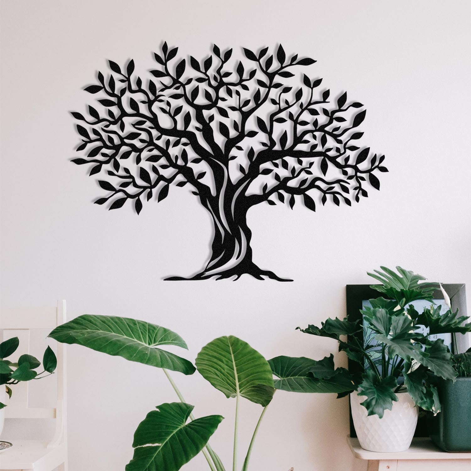 Yaprak Dokumu - M0111 in Schwarz präsentiert im Onlineshop von KAQTU Design AG. Wanddeko ist von Wallity