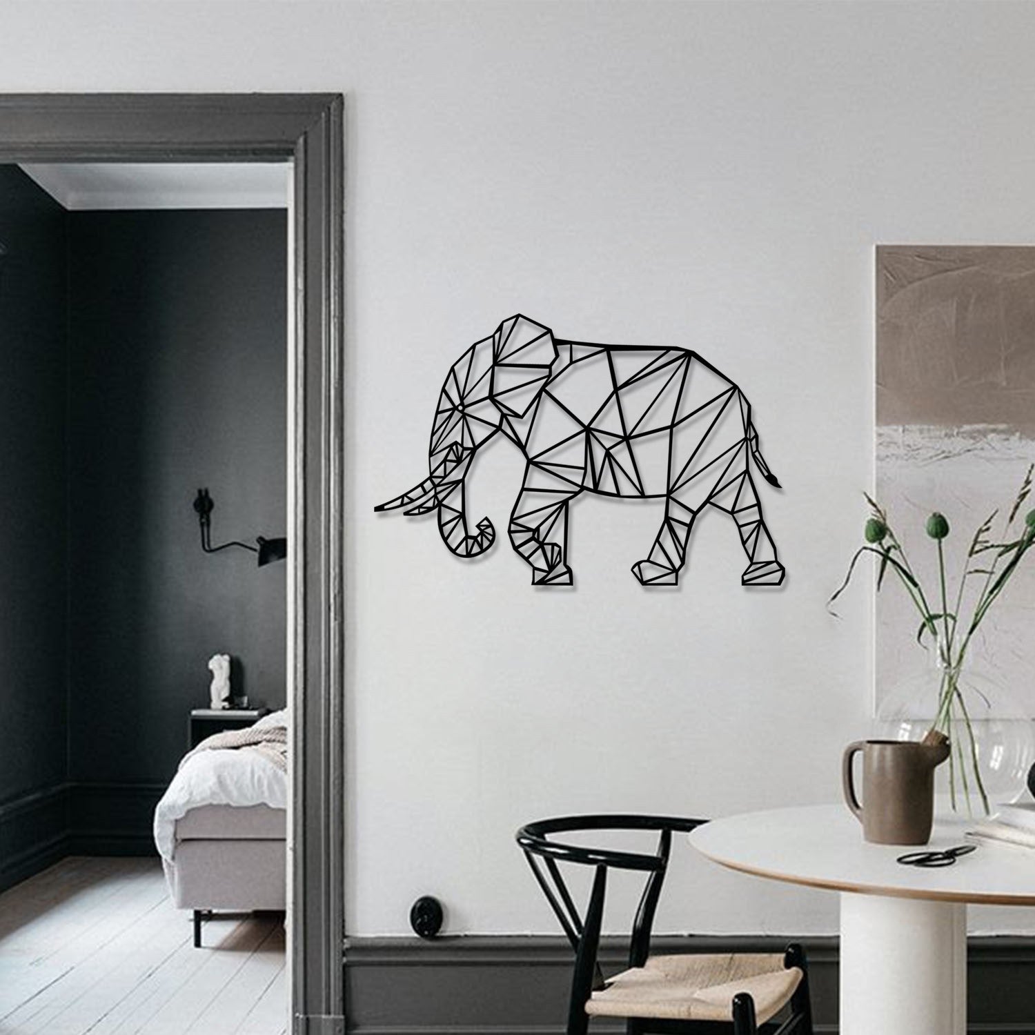 Bacio - M115 in Schwarz präsentiert im Onlineshop von KAQTU Design AG. Wanddeko ist von Wallity