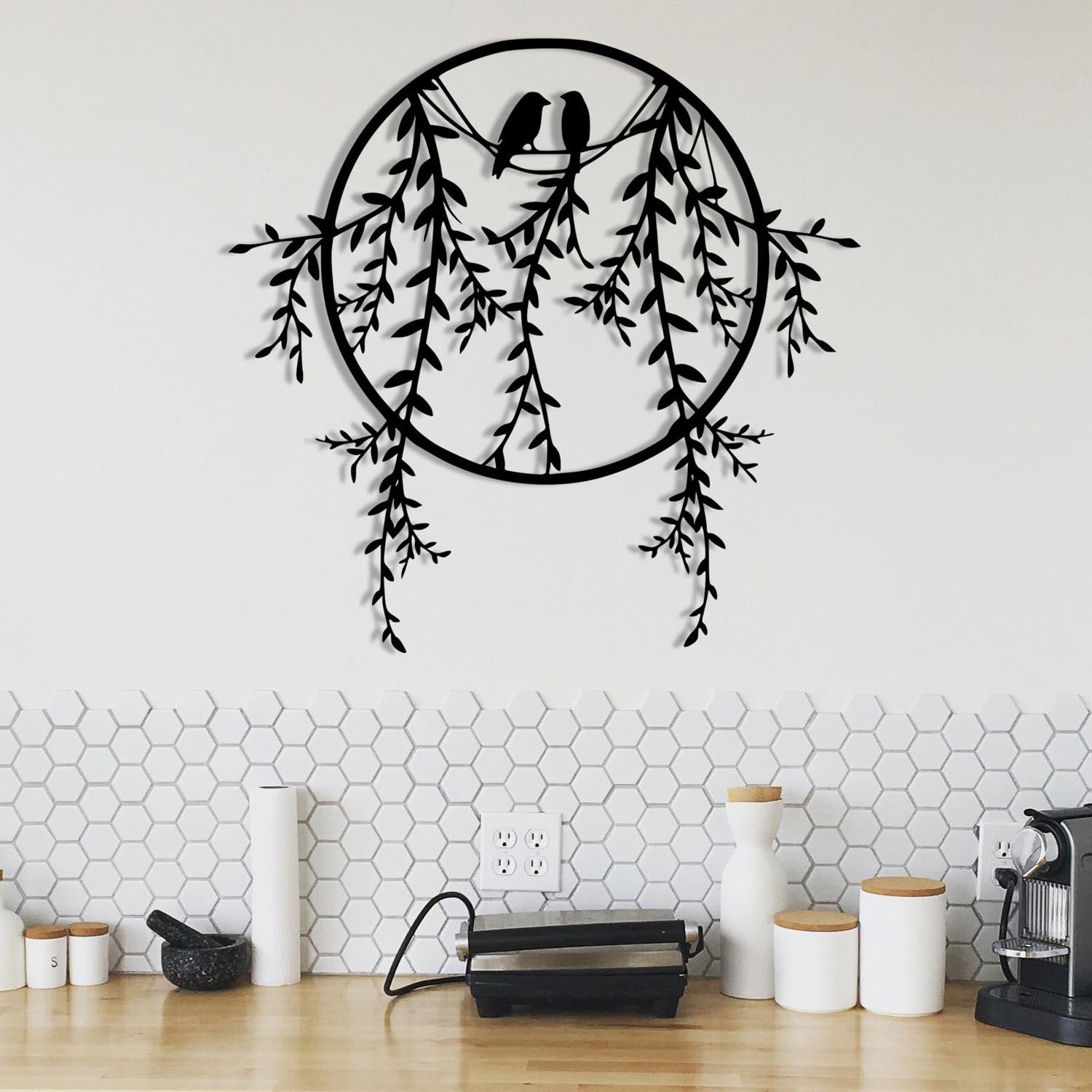 Sirayet in Schwarz präsentiert im Onlineshop von KAQTU Design AG. Wanddeko ist von Wallity