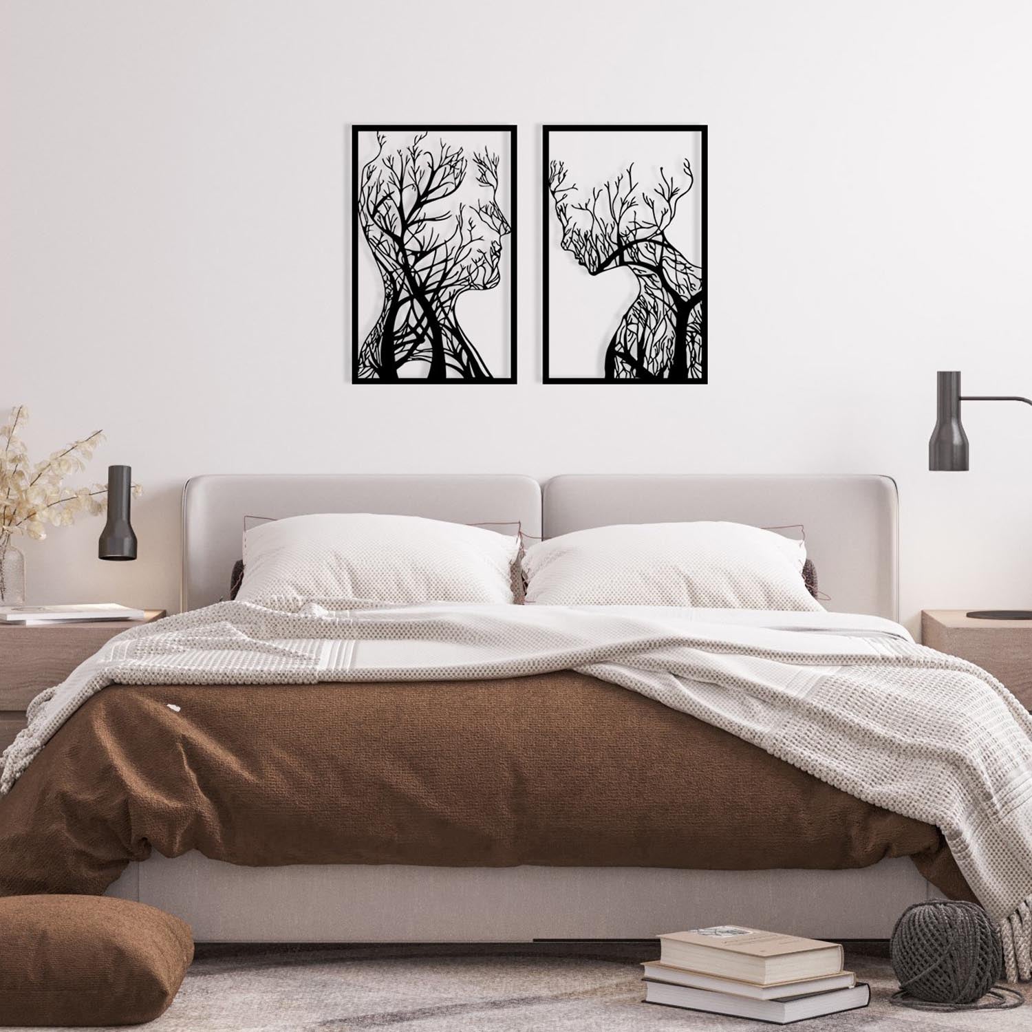 Lutuf in Schwarz präsentiert im Onlineshop von KAQTU Design AG. Wanddeko ist von Wallity