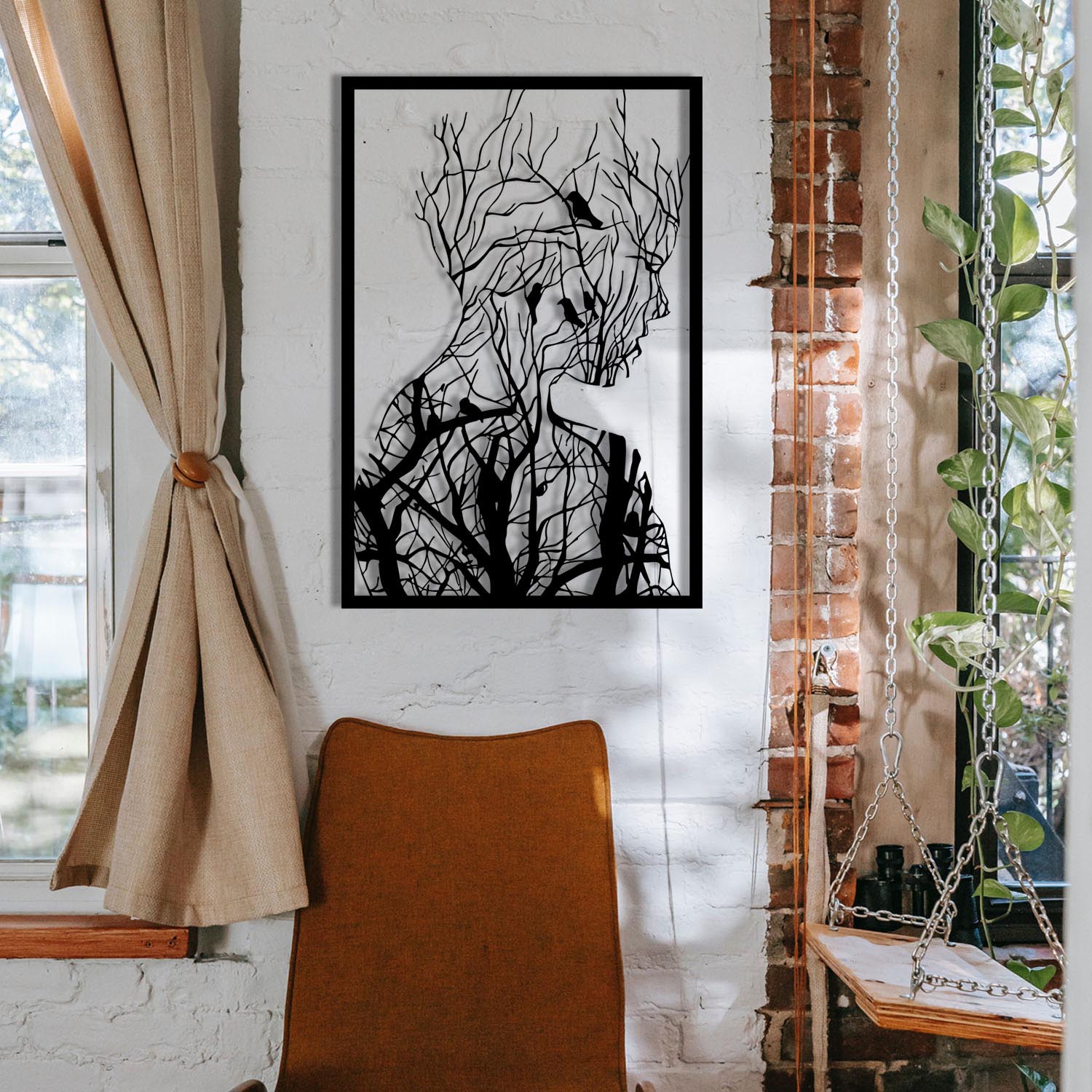 Arakan in Schwarz präsentiert im Onlineshop von KAQTU Design AG. Wanddeko ist von Wallity