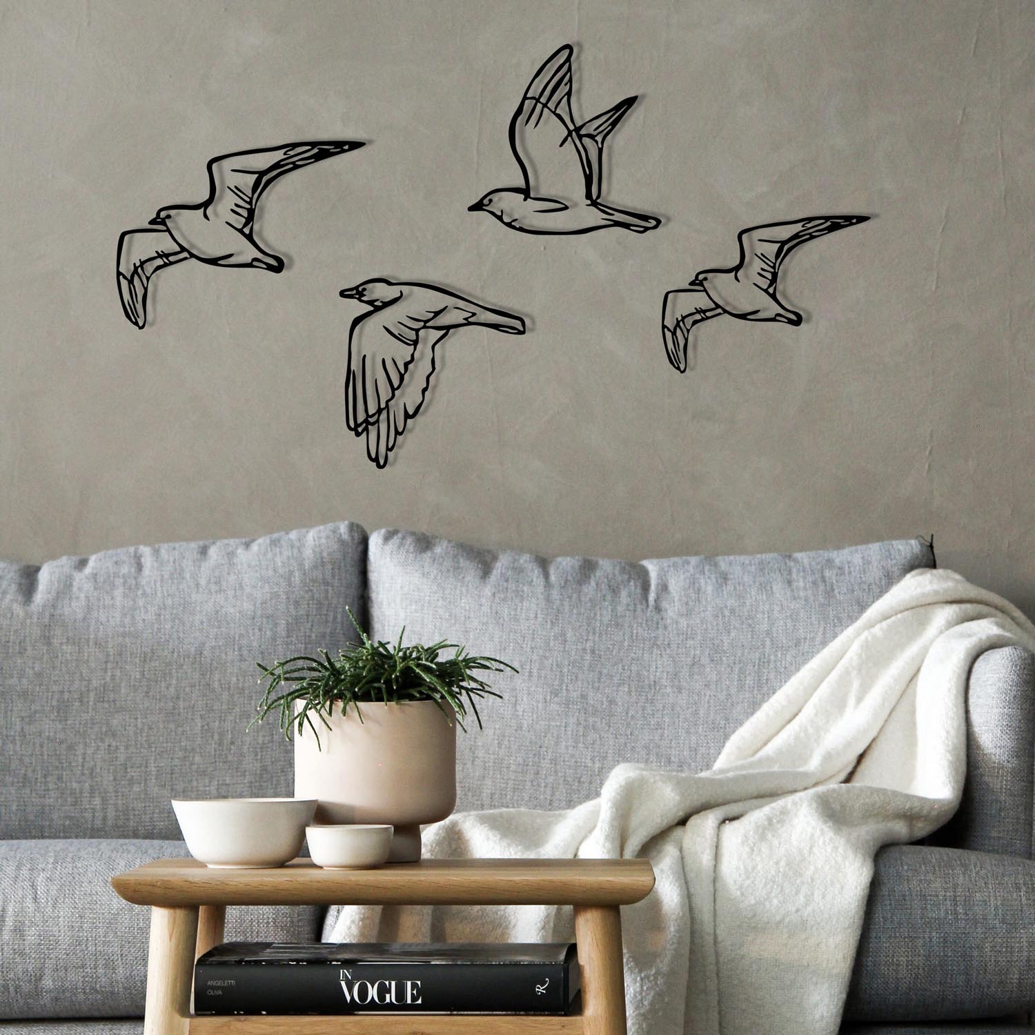 Zevahir in Schwarz präsentiert im Onlineshop von KAQTU Design AG. Wanddeko ist von Wallity