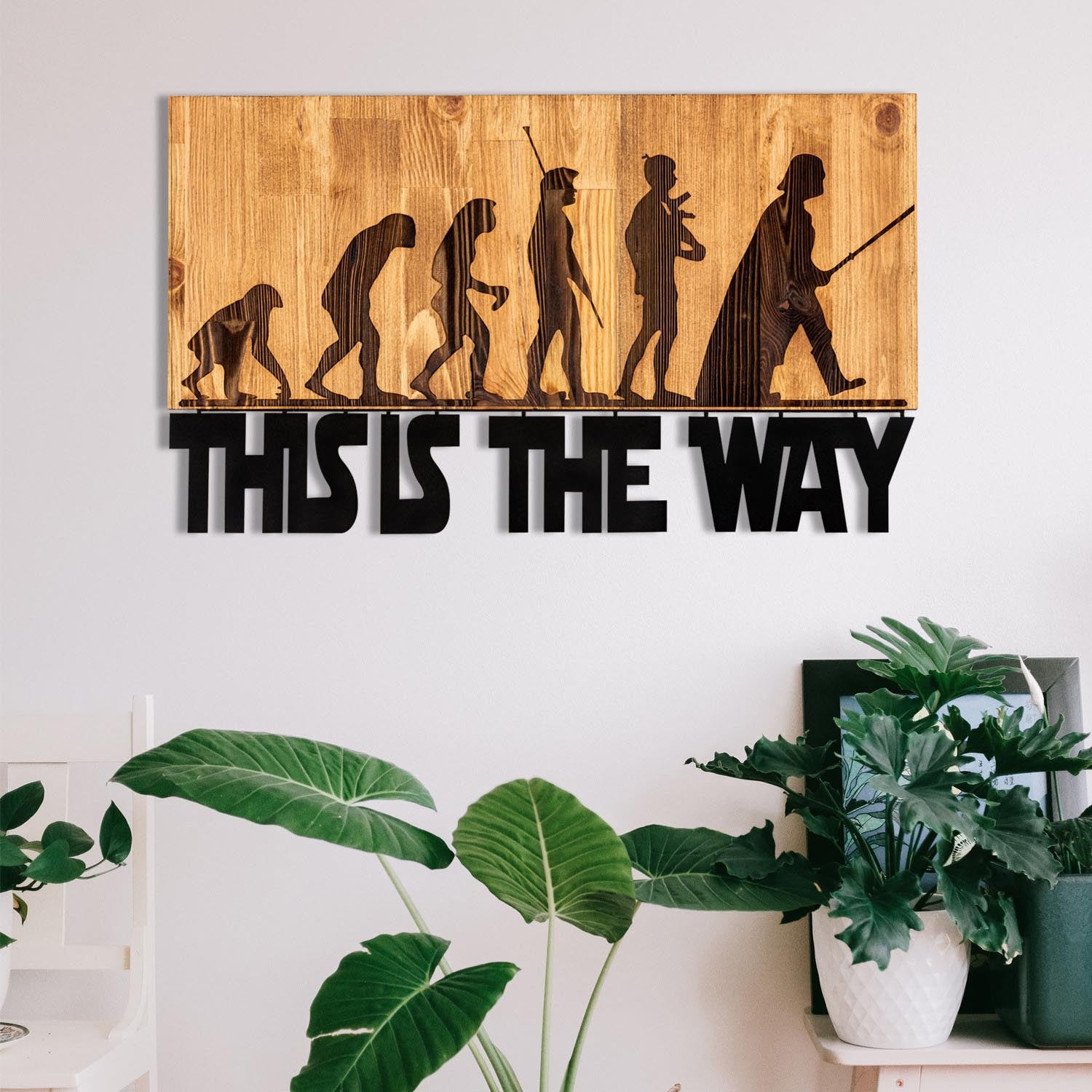 Evrim in Schwarznuss präsentiert im Onlineshop von KAQTU Design AG. Wanddeko ist von Wallity