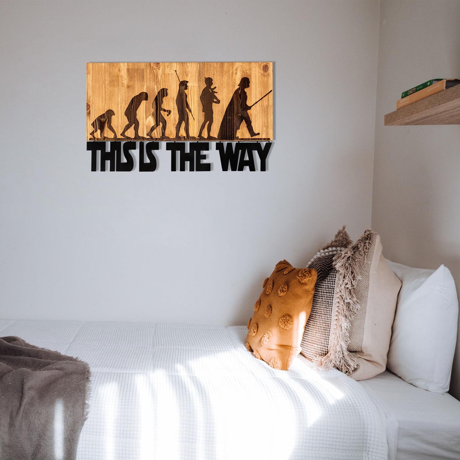 Evrim in Schwarznuss präsentiert im Onlineshop von KAQTU Design AG. Wanddeko ist von Wallity