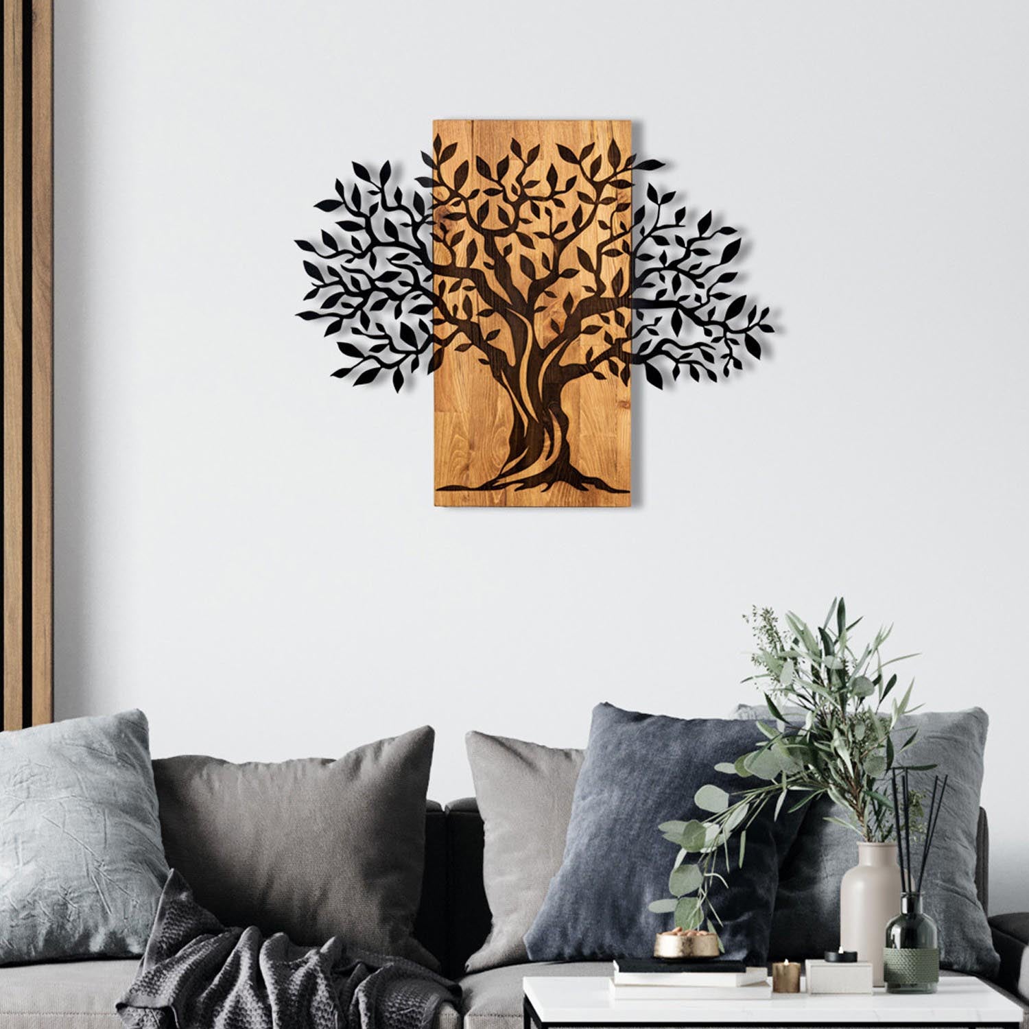 Sogut in Schwarznuss präsentiert im Onlineshop von KAQTU Design AG. Wanddeko ist von Wallity