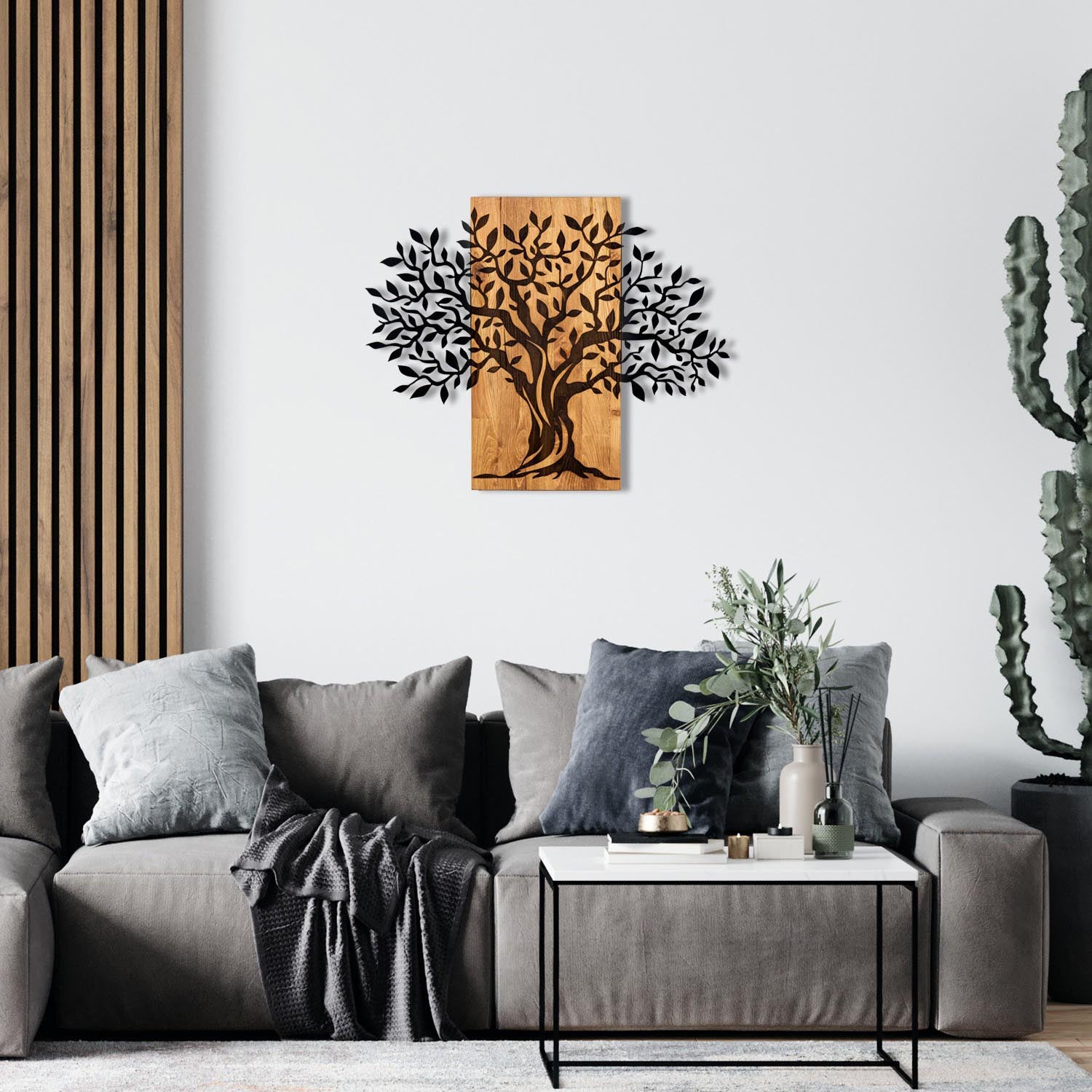 Sogut in Schwarznuss präsentiert im Onlineshop von KAQTU Design AG. Wanddeko ist von Wallity